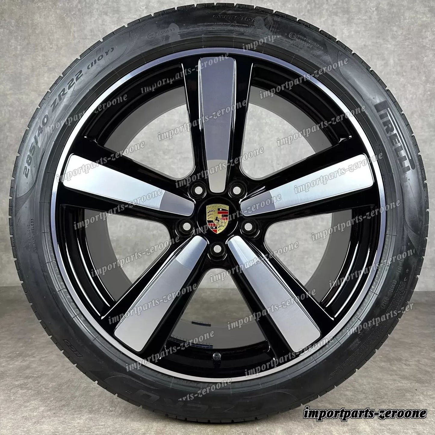 サマーセット カイエン E3-II Coup 22インチ Design Exclusif 純正 ホイール 9Y0044643R -1028