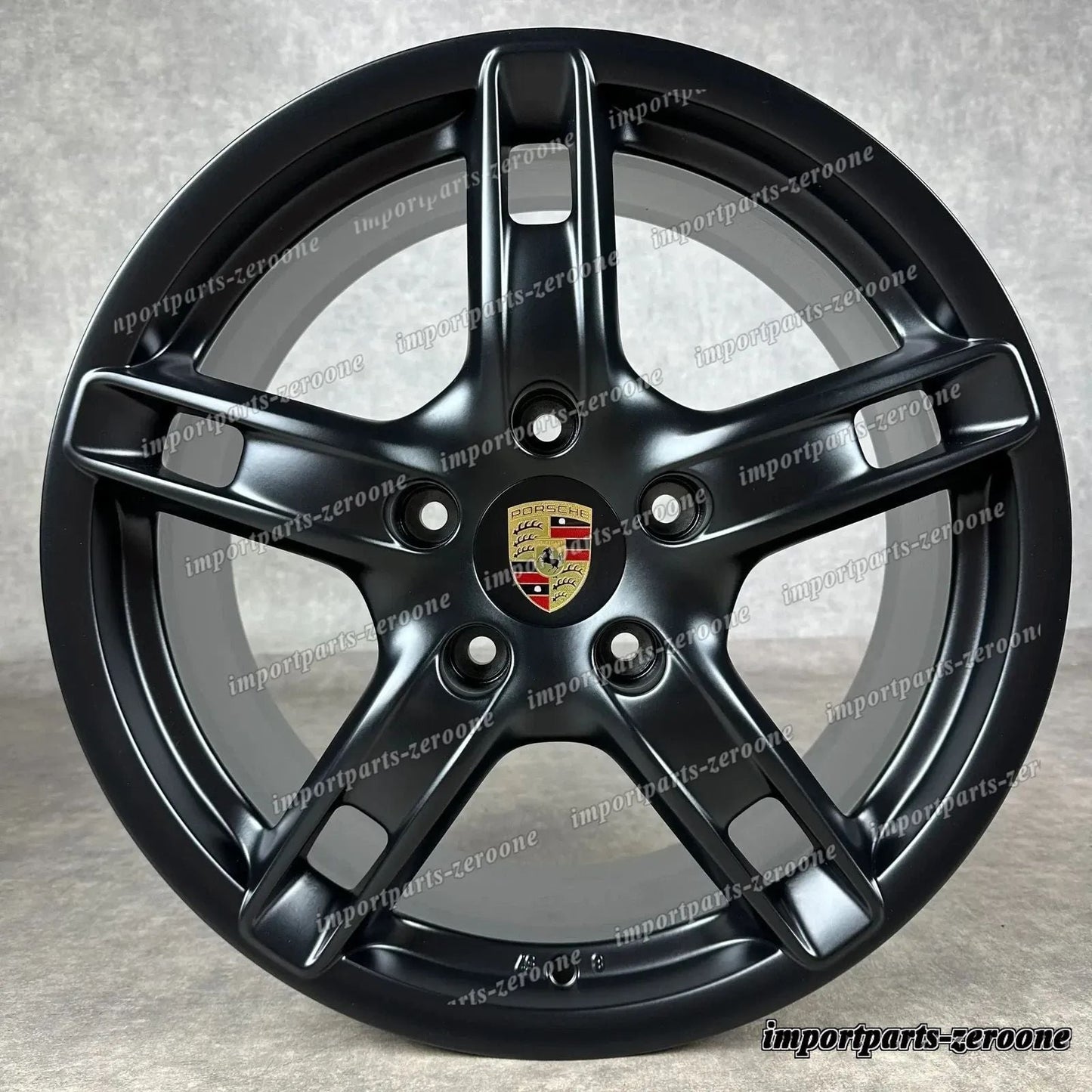 ポルシェ ボクスター / ケイマン 987 ホイール 純正es ケイマン S 98736213600 Noires -1033