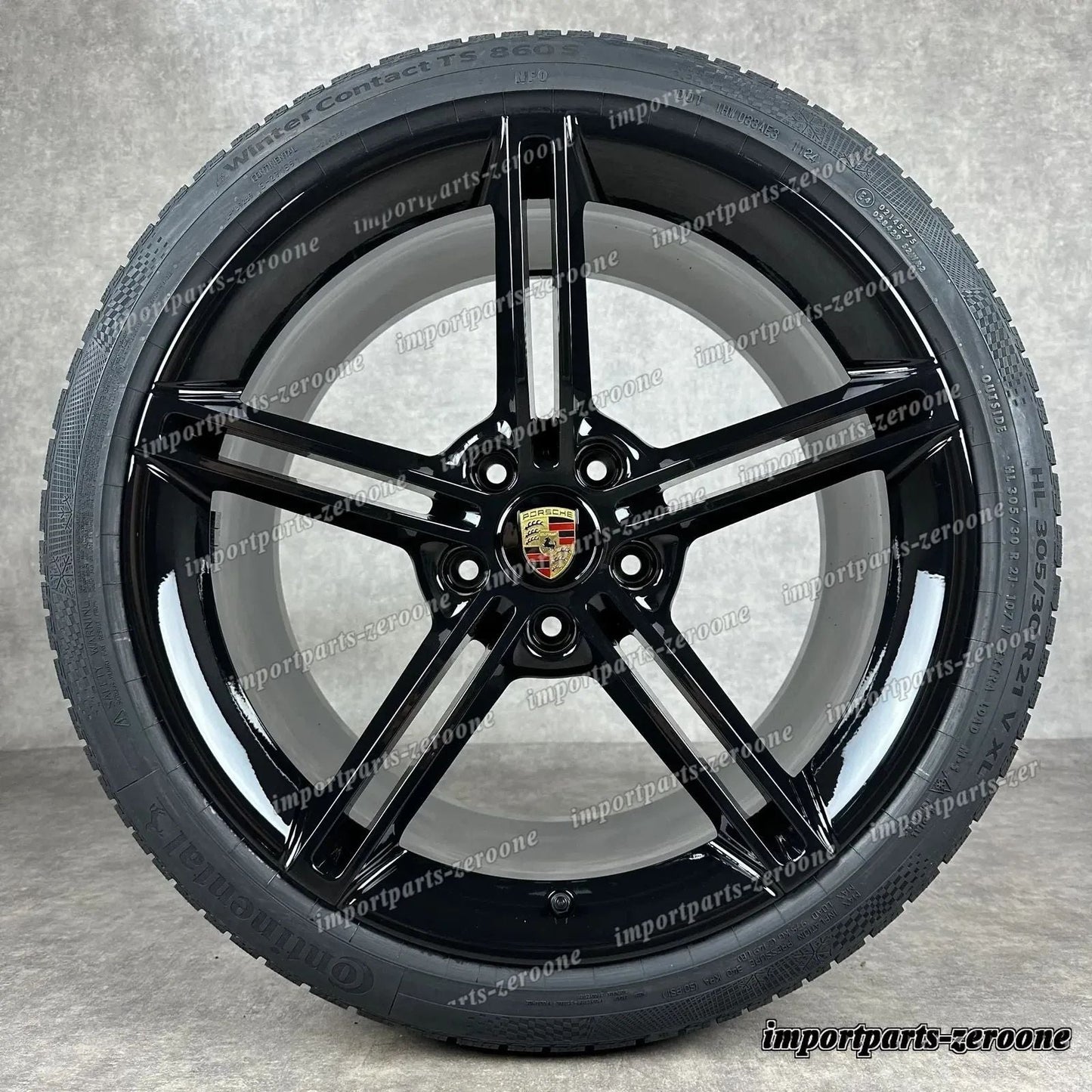 冬用 ポルシェ タイカン 21インチ 純正 Mission E Design ホイール 4S ターボ S GTS -1038