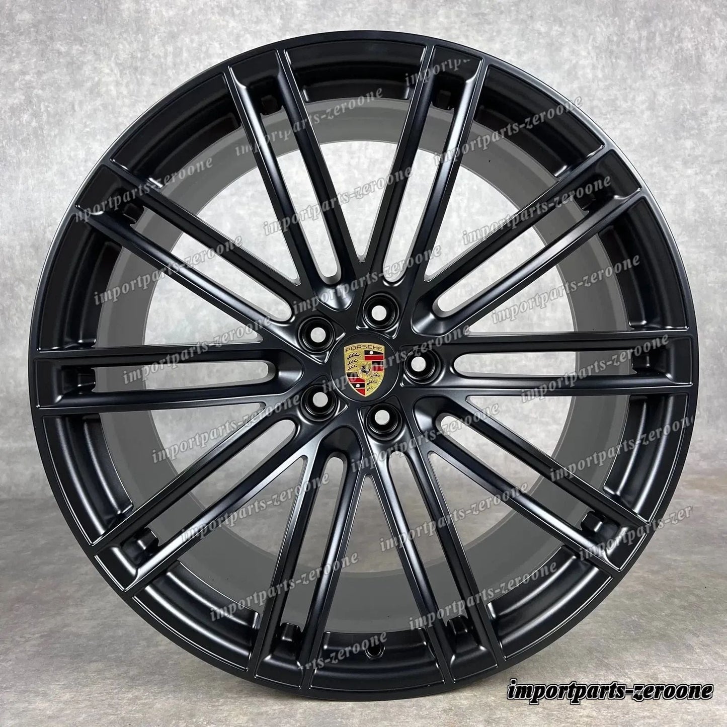 ポルシェ マカン II ホイール 21インチ 純正 ターボ IV Rad 夏用 GTS ブラック 新品W. -1049