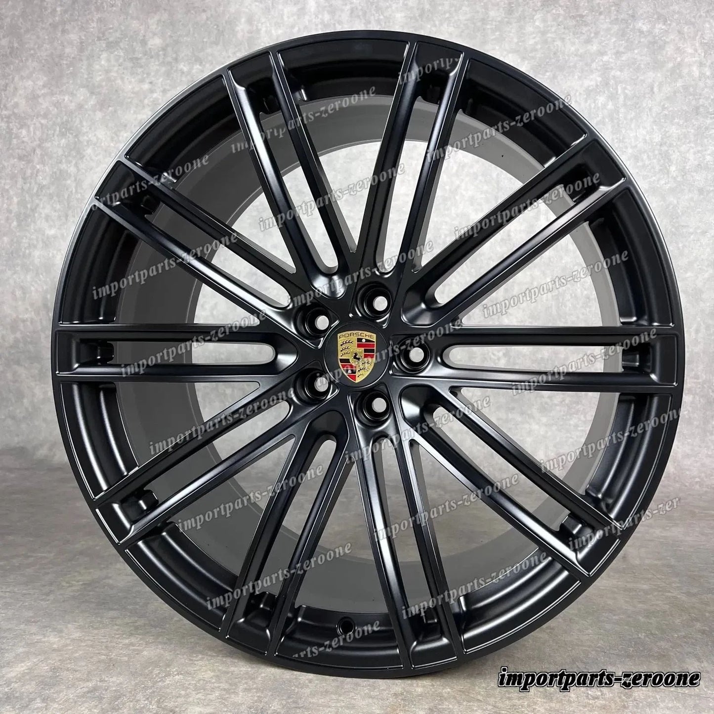 ポルシェ マカン II ホイール 21インチ 純正 ターボ IV Rad 夏用 GTS ブラック 新品W. -1049