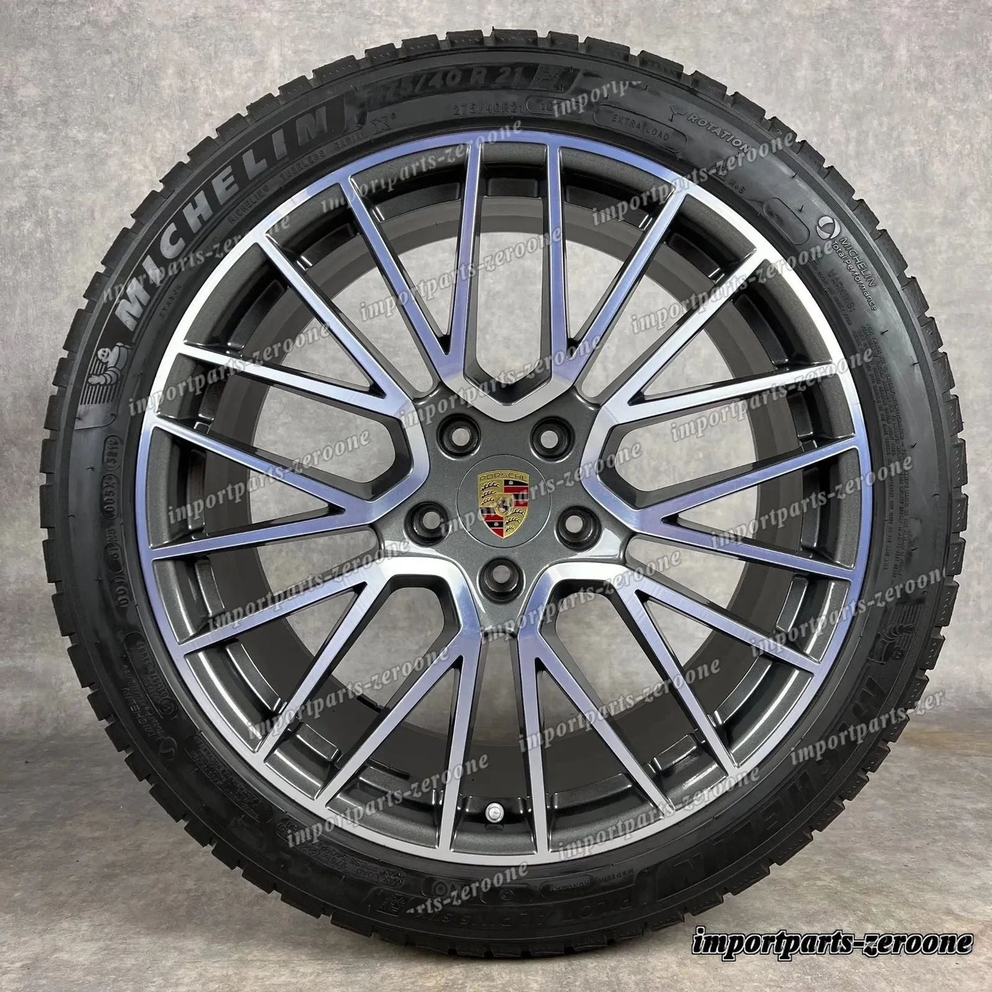 冬用 ポルシェ カイエン E3 純正 21インチ RS Spyder ホイール ターボ S 9Y0044610H -1068