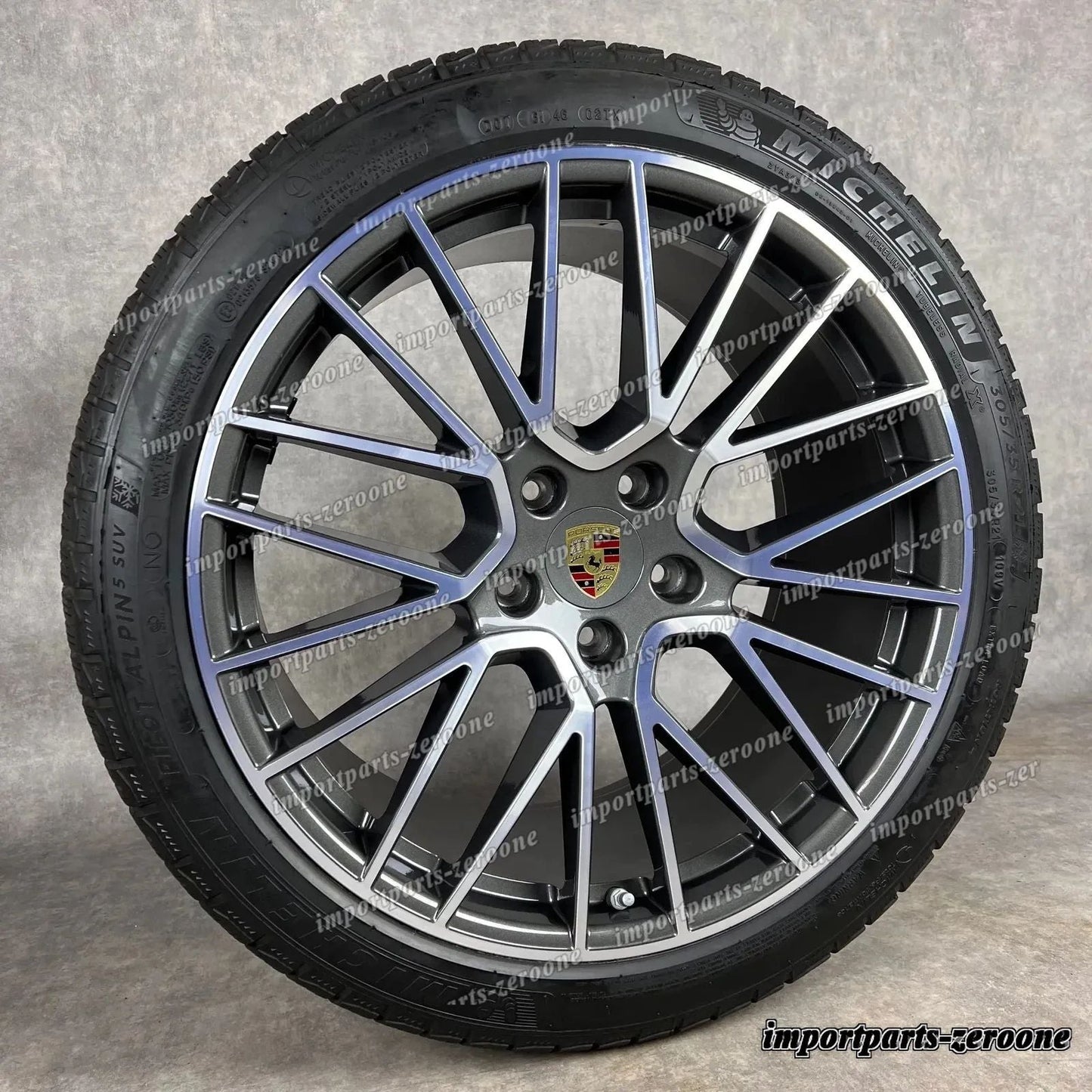 冬用 ポルシェ カイエン E3 純正 21インチ RS Spyder ホイール ターボ S 9Y0044610H -1068