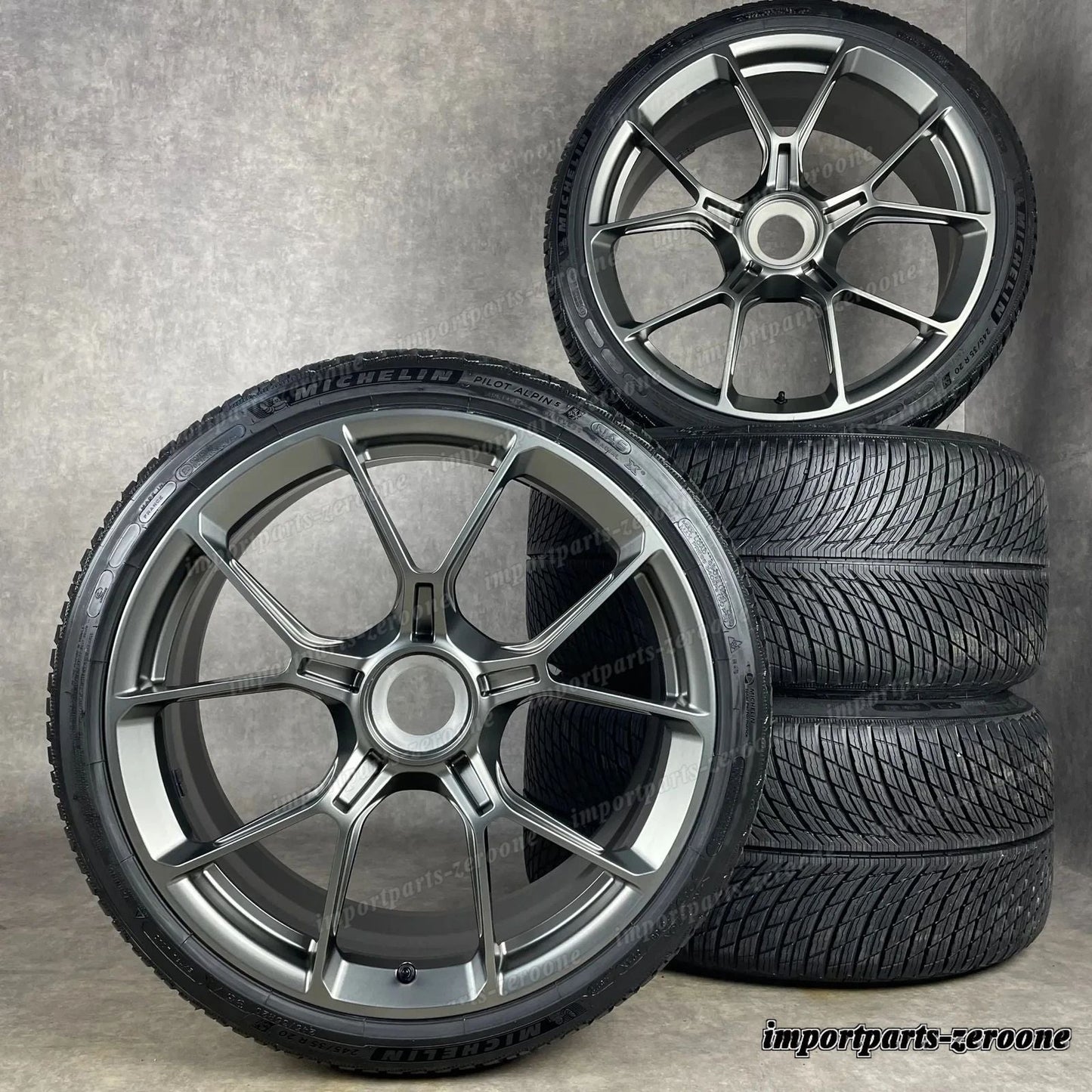 ホイール ウィンターセット ポルシェ 992 GT3 Touring 20インチ + 21インチ ホイール 純正es 992044631CA -1131