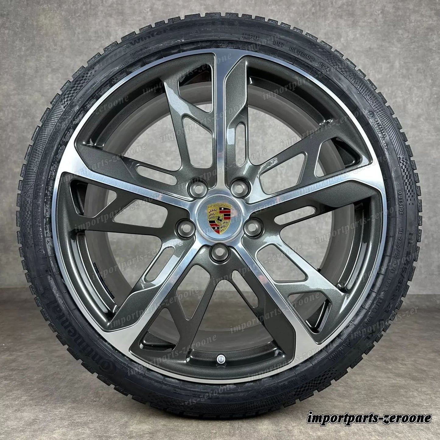 冬用 ポルシェ タイカン J1 II 21インチ 純正 Cross Turismo Design 9J1073603LA -1188