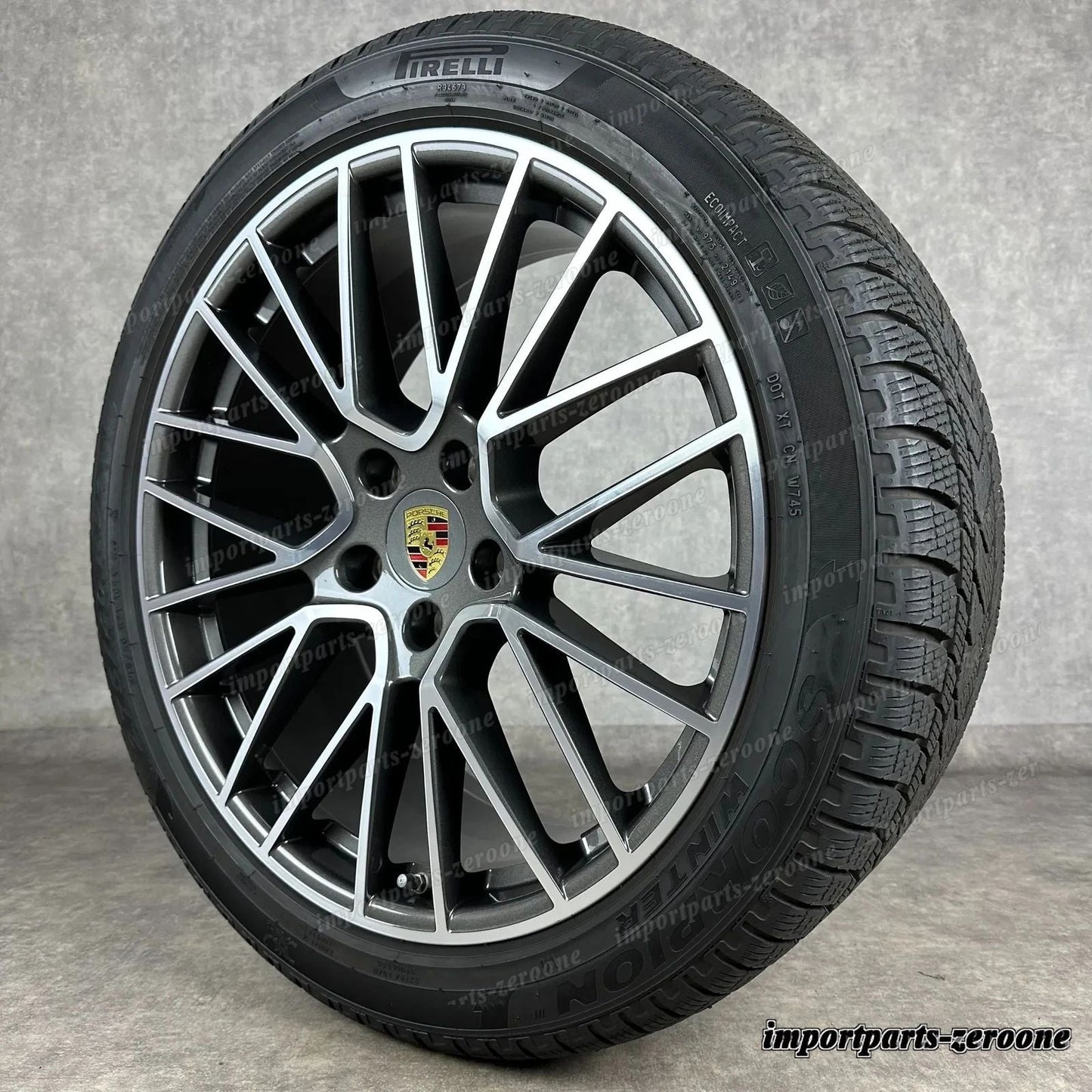 冬用 ポルシェ カイエン Coup E3 21インチ 純正 RS Spyder ホイール ターボ S 9Y3 -1223