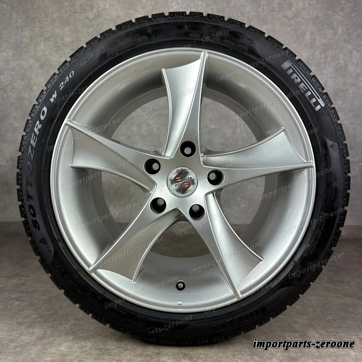 ETA BETA ホイール 8J+11Jx18インチ ET45+ET51 冬用 passend fr 997 C4 4S ターボ -1289