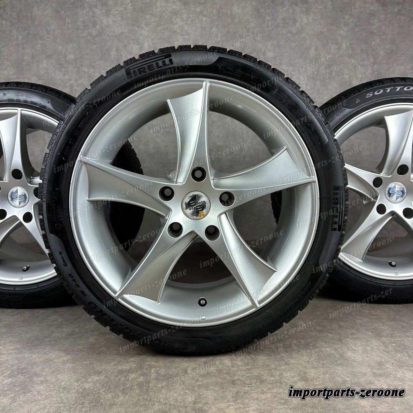 ETA BETA ホイール 8J+11Jx18インチ ET45+ET51 冬用 passend fr 997 C4 4S ターボ -1506