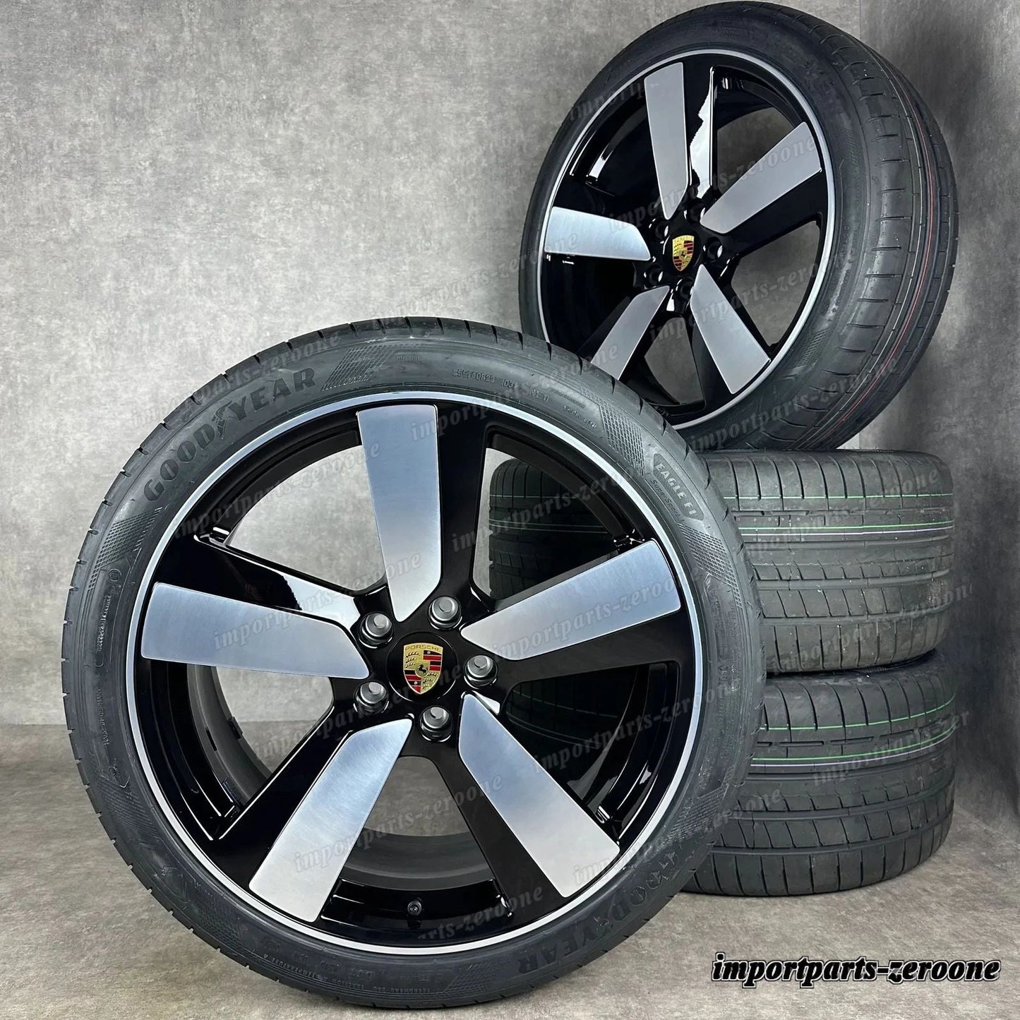夏用 マカン EV 22インチ 純正 マカン Sport ホイール 4 4S ターボ 95C044660F 新品 -1510