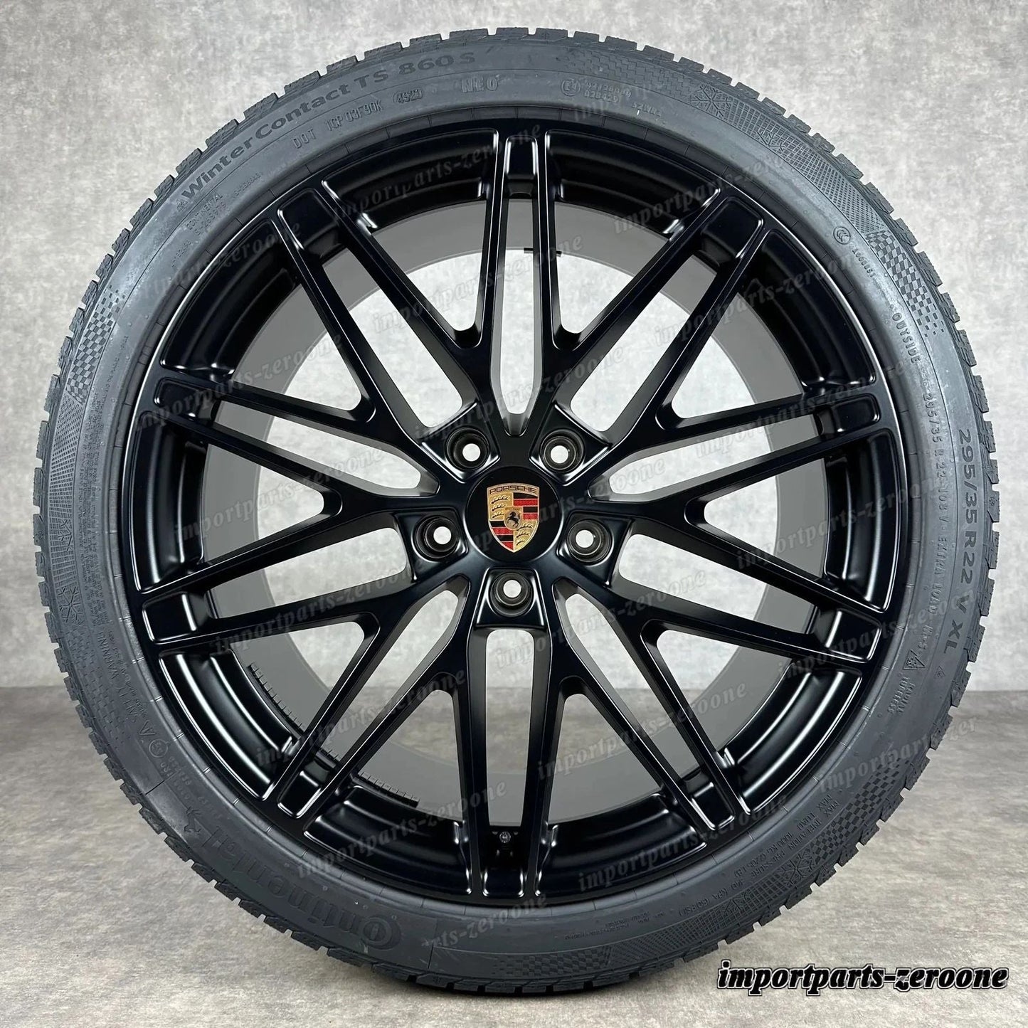 冬用 ポルシェ マカン EV 22インチ 純正 RS Spyder ホイール ターボ 95C044600L -1528