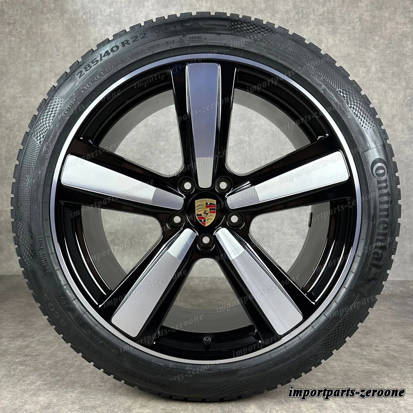 冬用 カイエン E3-II Coup 22インチ 純正 Exclusive Design ホイール 9Y0044633R -1543