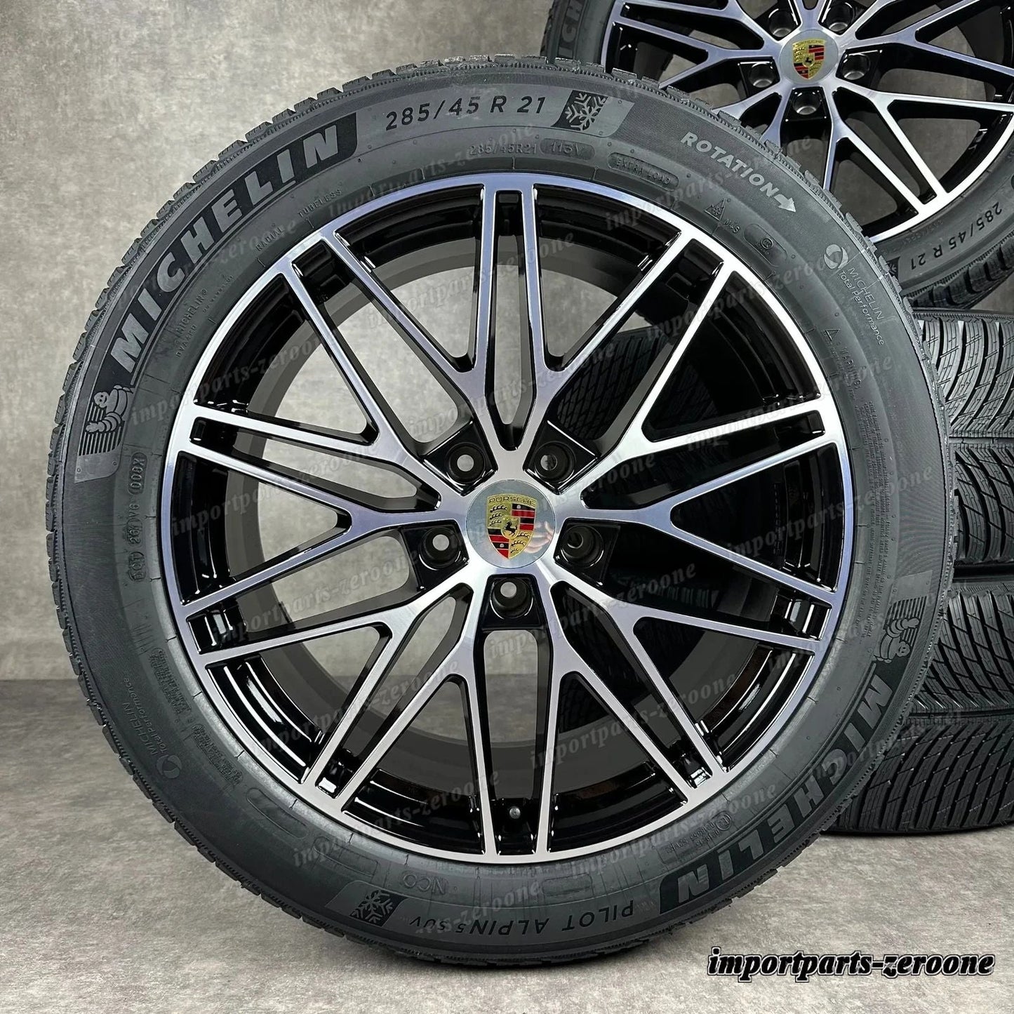 冬用 ポルシェ カイエン E3-II 21インチ 純正 RS Spyder ホイール 9Y0044603C ターボ -1548