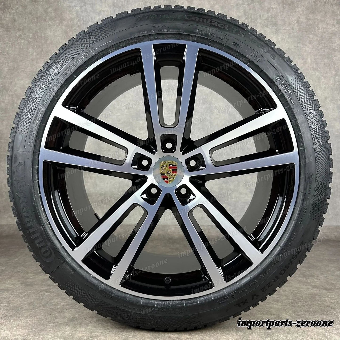 ホイール ウィンターセット カイエン Coup E3-2 22インチ Design Sport 純正 ホイール 9Y0044633P TOP -1619