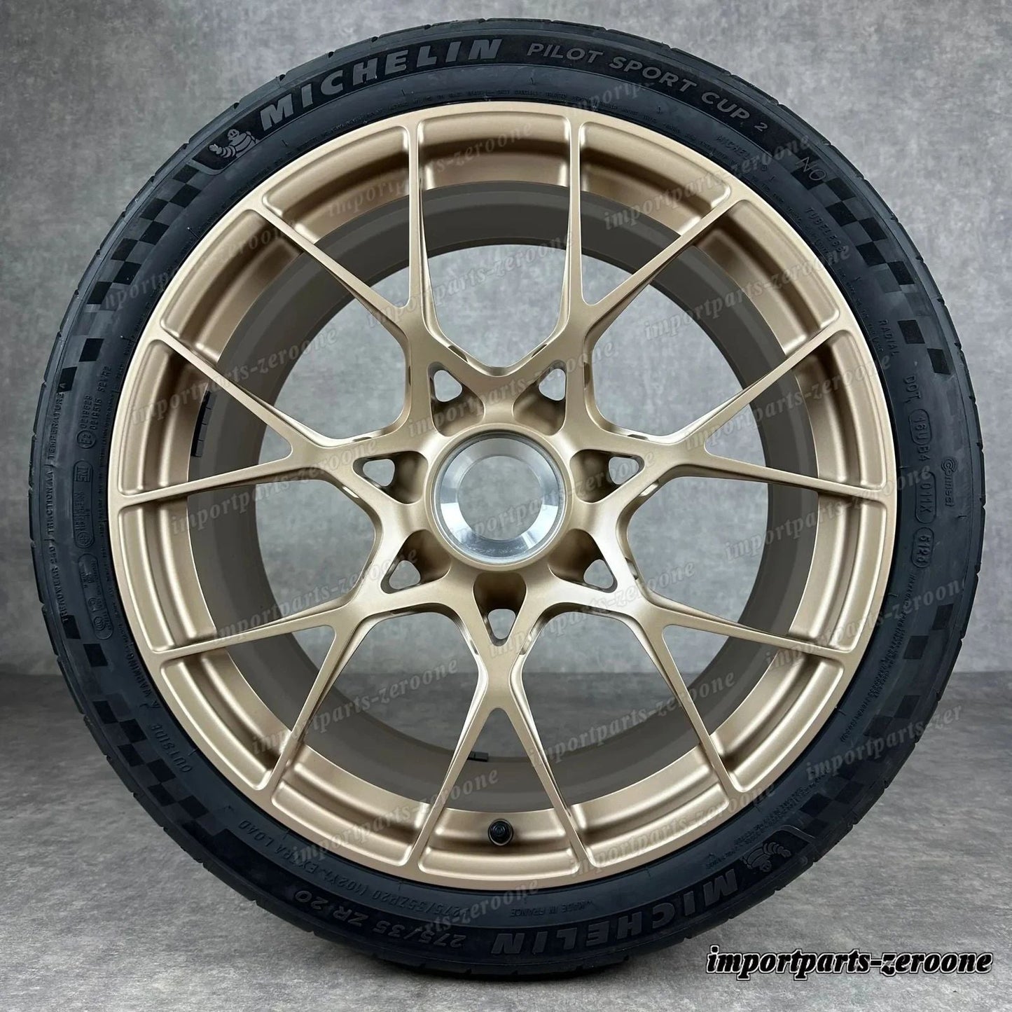 Ruote ポルシェ 992 GT3 Rs Cerchioni 20/21 インチ ネオダイム 純正e Zv 992044681CI 新品 -1735