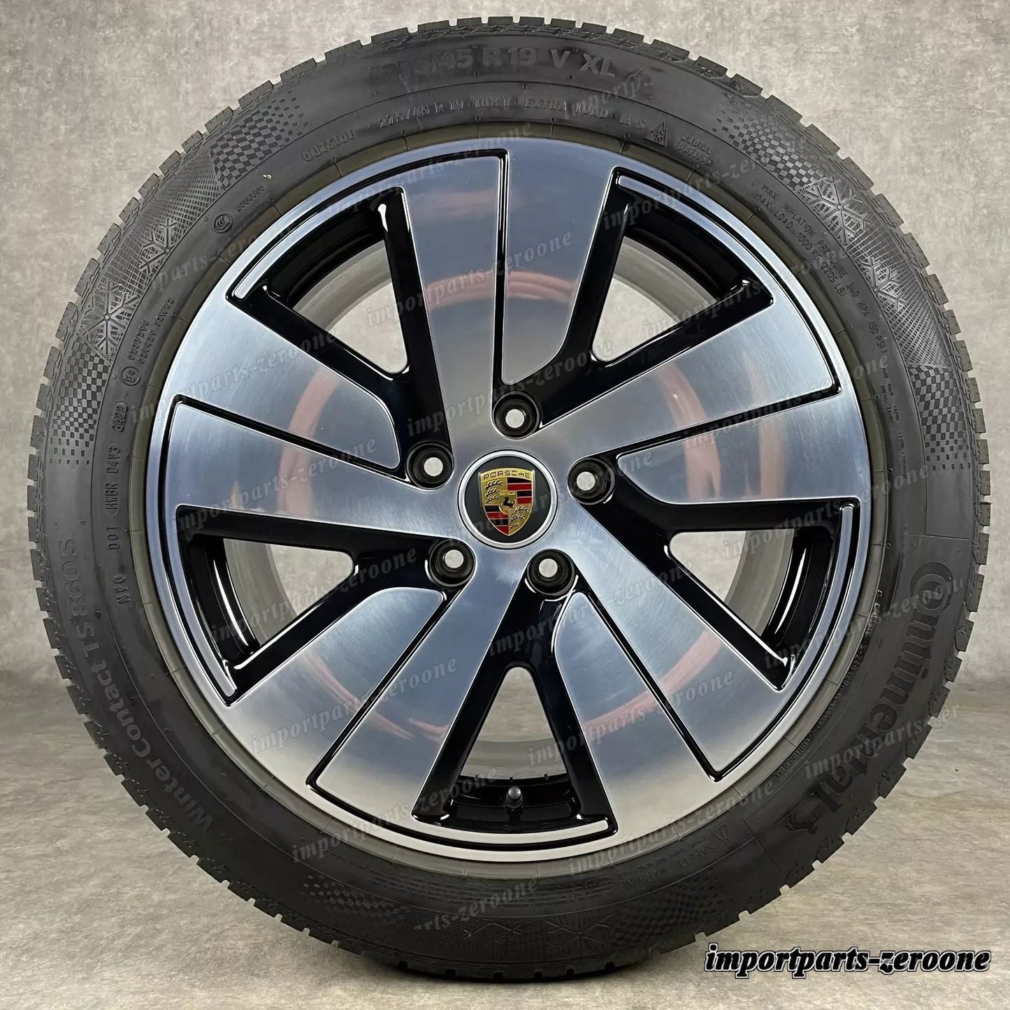 ホイール ウィンターセット ポルシェ タイカン 19 インチ 純正 S Aero ホイール 9J1073600B Top tat -1812