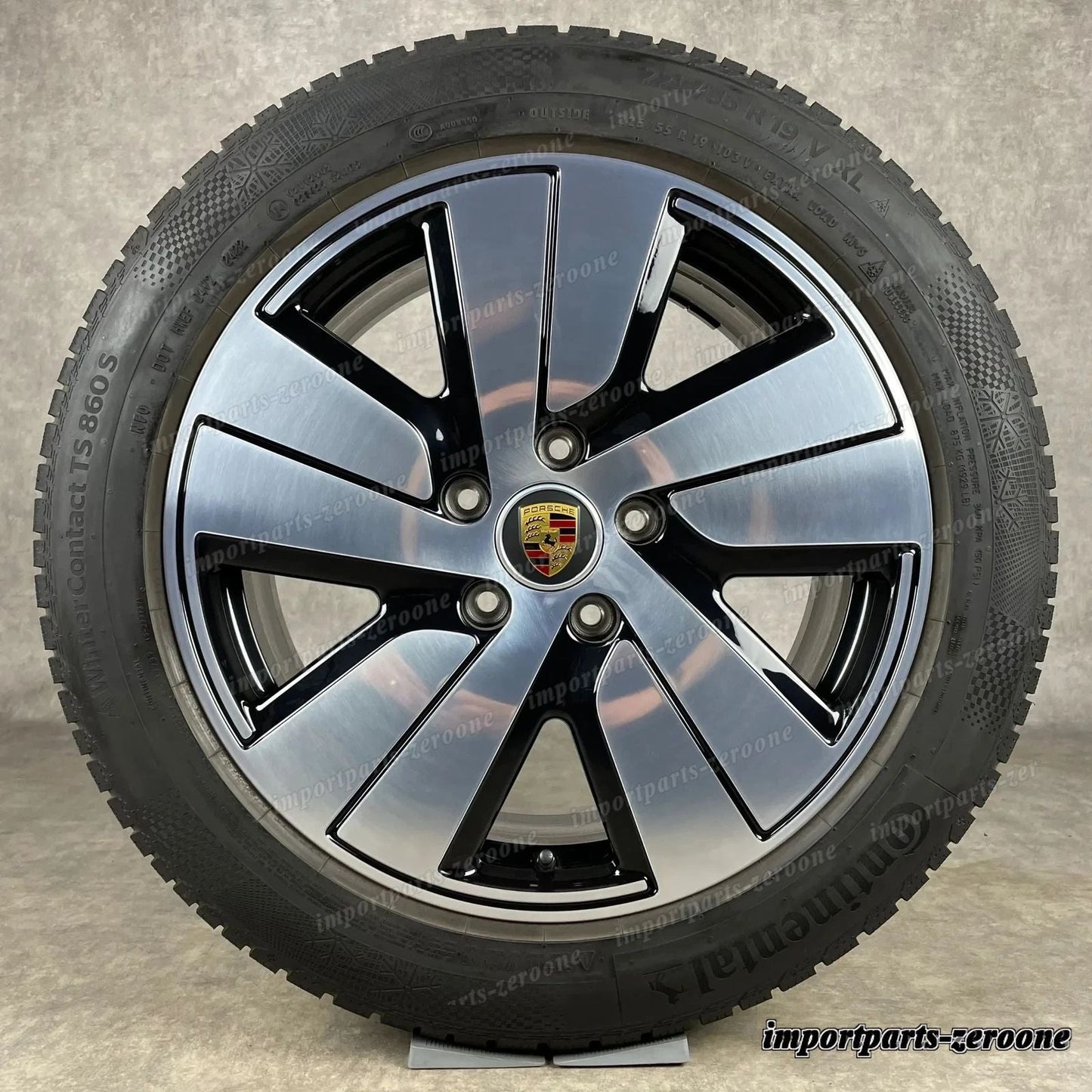 ホイール ウィンターセット ポルシェ タイカン 19 インチ 純正 S Aero ホイール 9J1073600B Top tat -1812