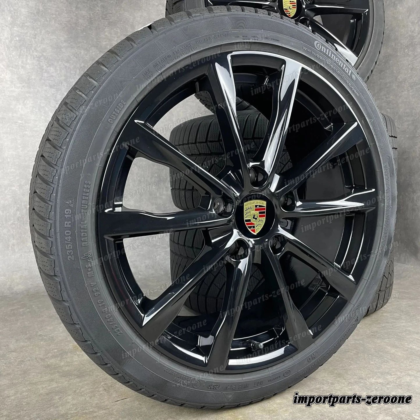 ウィンターセット ポルシェ 718 982 ボクスター/ケイマン 19インチ 純正 ボクスター S -1814