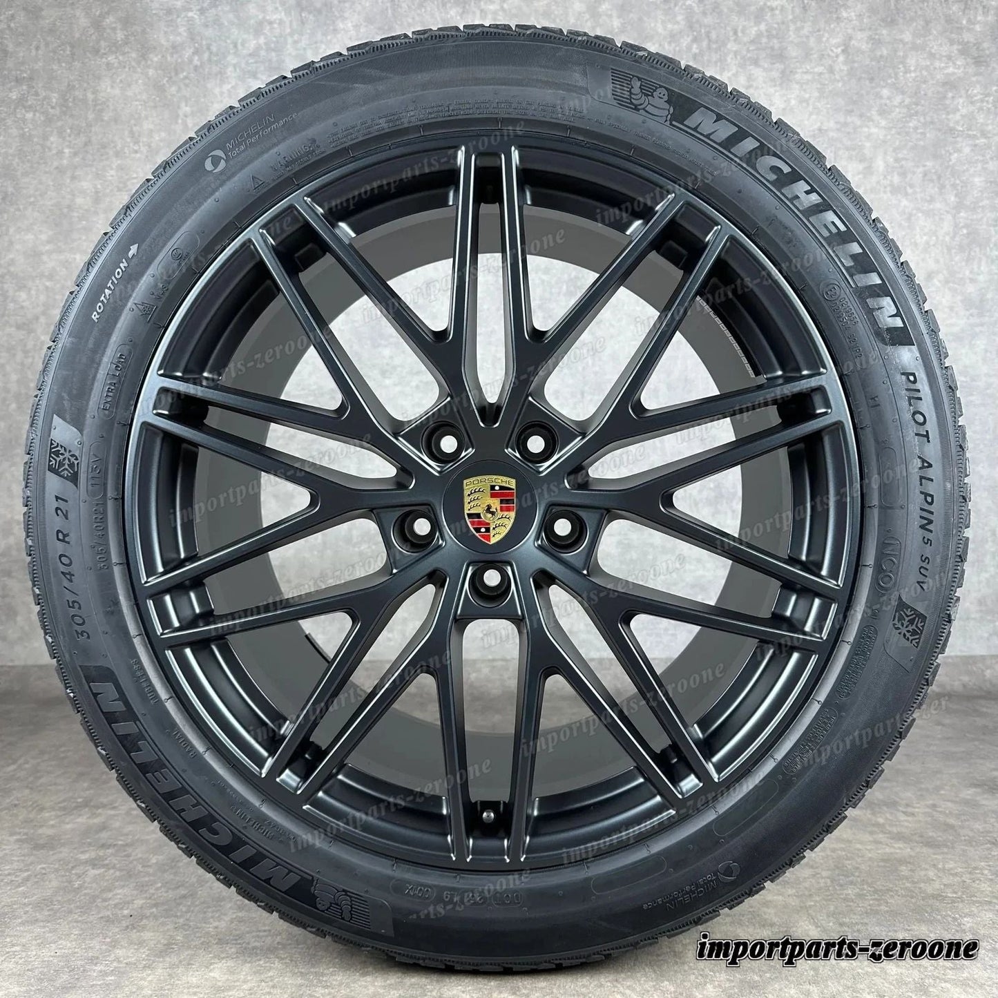冬用 ポルシェ カイエン E3-II 21インチ 純正 RS Spyder ホイール S E-Hybrid ターボ -1842