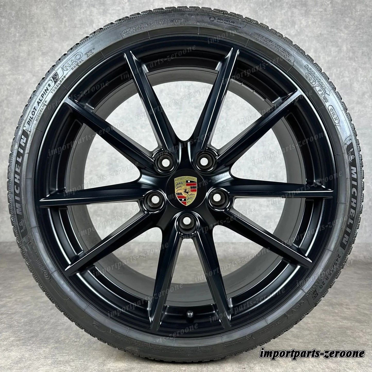 PORSCHE 992 WINTERRaDER 20/21 ZOLL カレラ S C4 4S Targa GTS ホイール 992044601C -1846