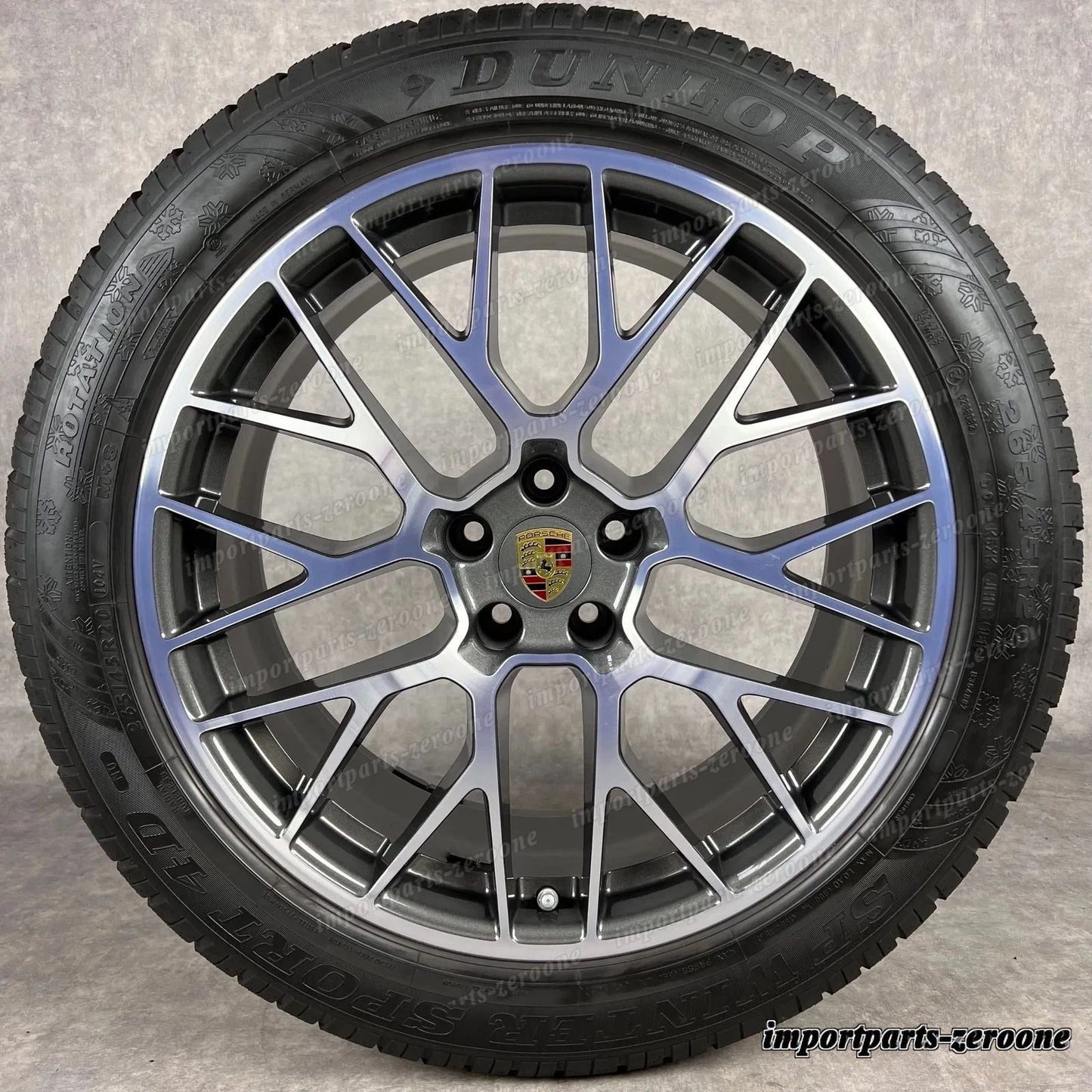 純正 ポルシェ マカン 1+2 20インチ rs Spyder ホイール 冬用 s GTS ターボ 95B -1853