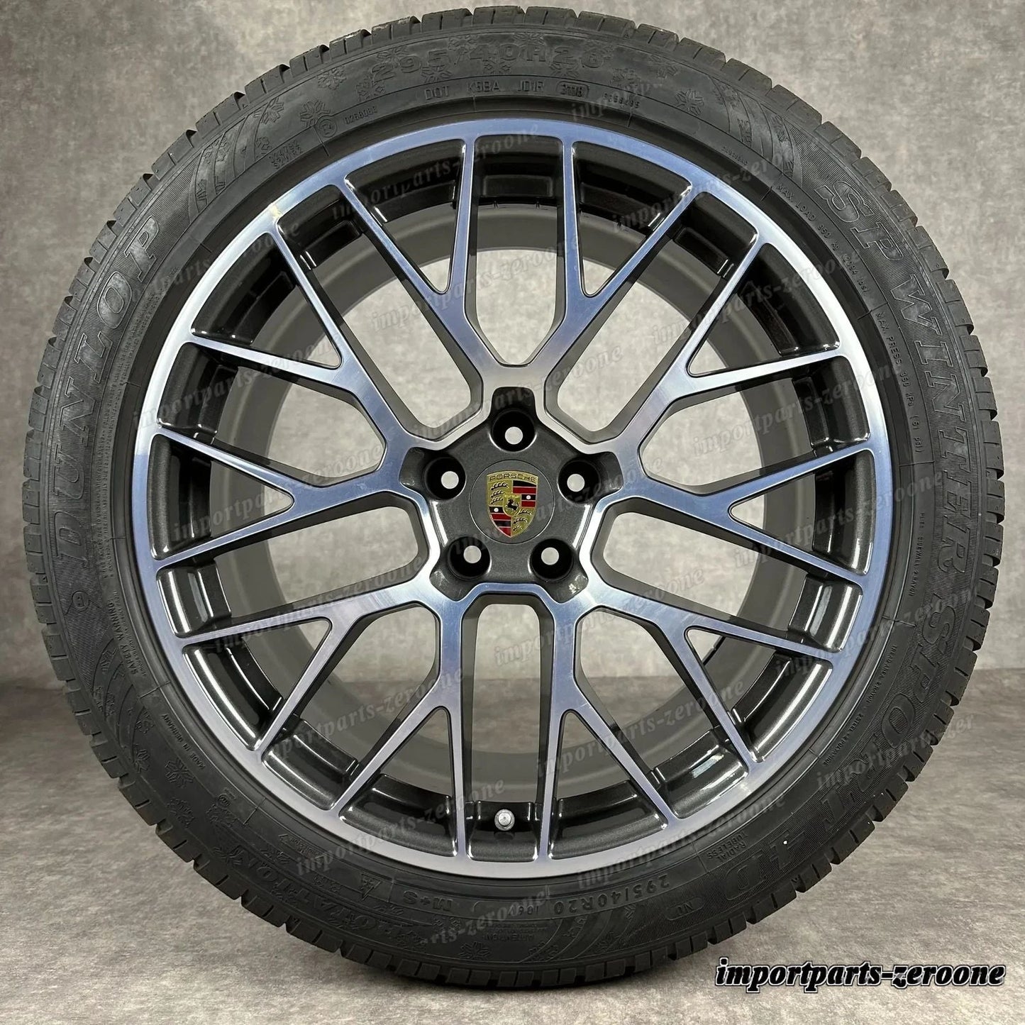 純正 ポルシェ マカン 1+2 20インチ rs Spyder ホイール 冬用 s GTS ターボ 95B -1853