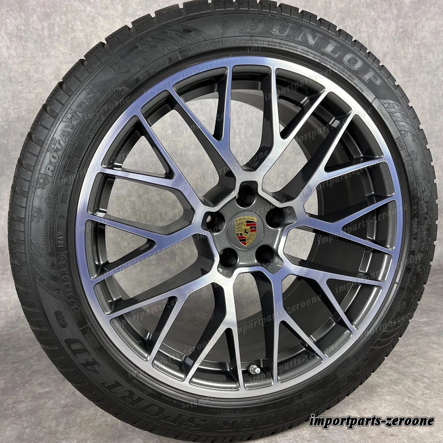 純正 ポルシェ マカン 1+2 20インチ rs Spyder ホイール 冬用 s GTS ターボ 95B -1853