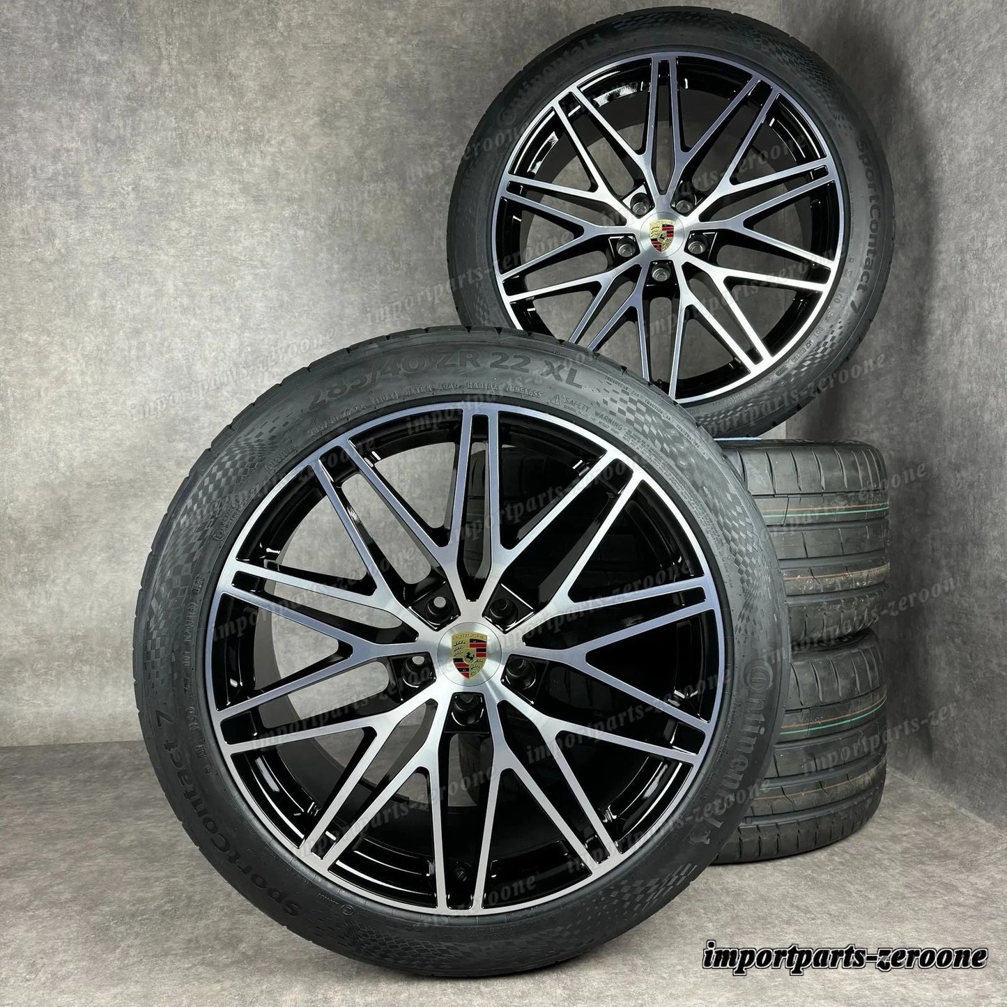 Verano カイエン Coup E3-2 22インチ 純正 Rs Spyder Diseo ホイール 9Y0044643U -1957
