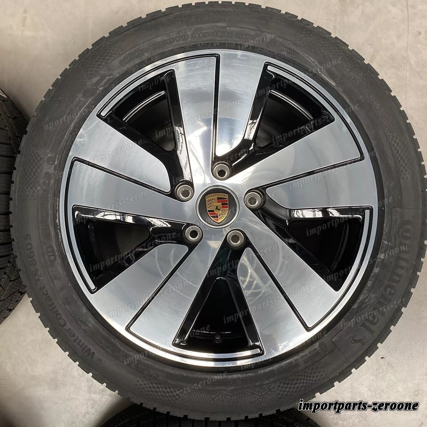 19 インチ 純正e ポルシェ タイカン S Aero 4S Cerchioni Inverno 9J1073600B Conti Nuovo -1987