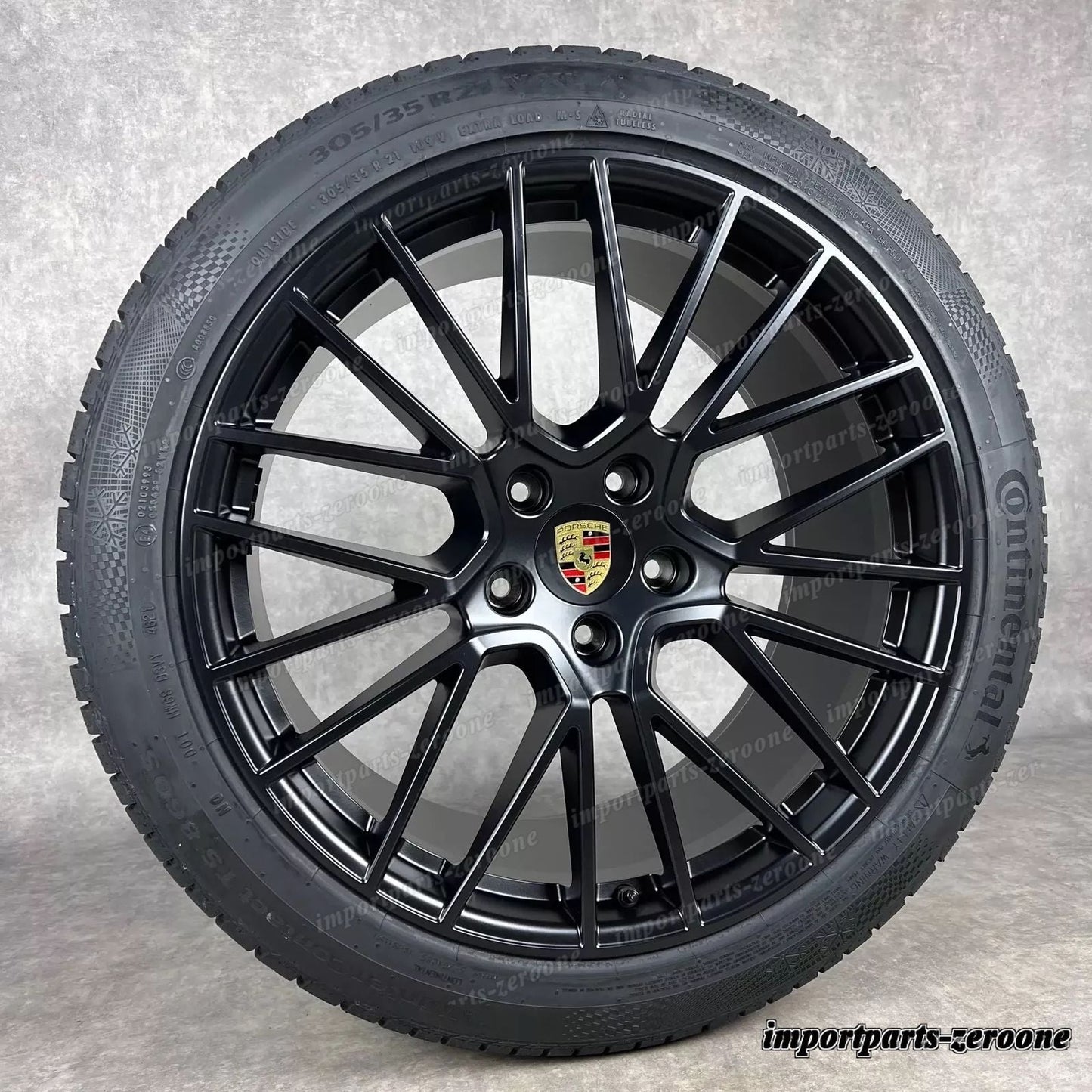 冬用 ポルシェ カイエン E3 21インチ 純正 RS Spyder ホイール ターボ S 9Y0044610S -2003