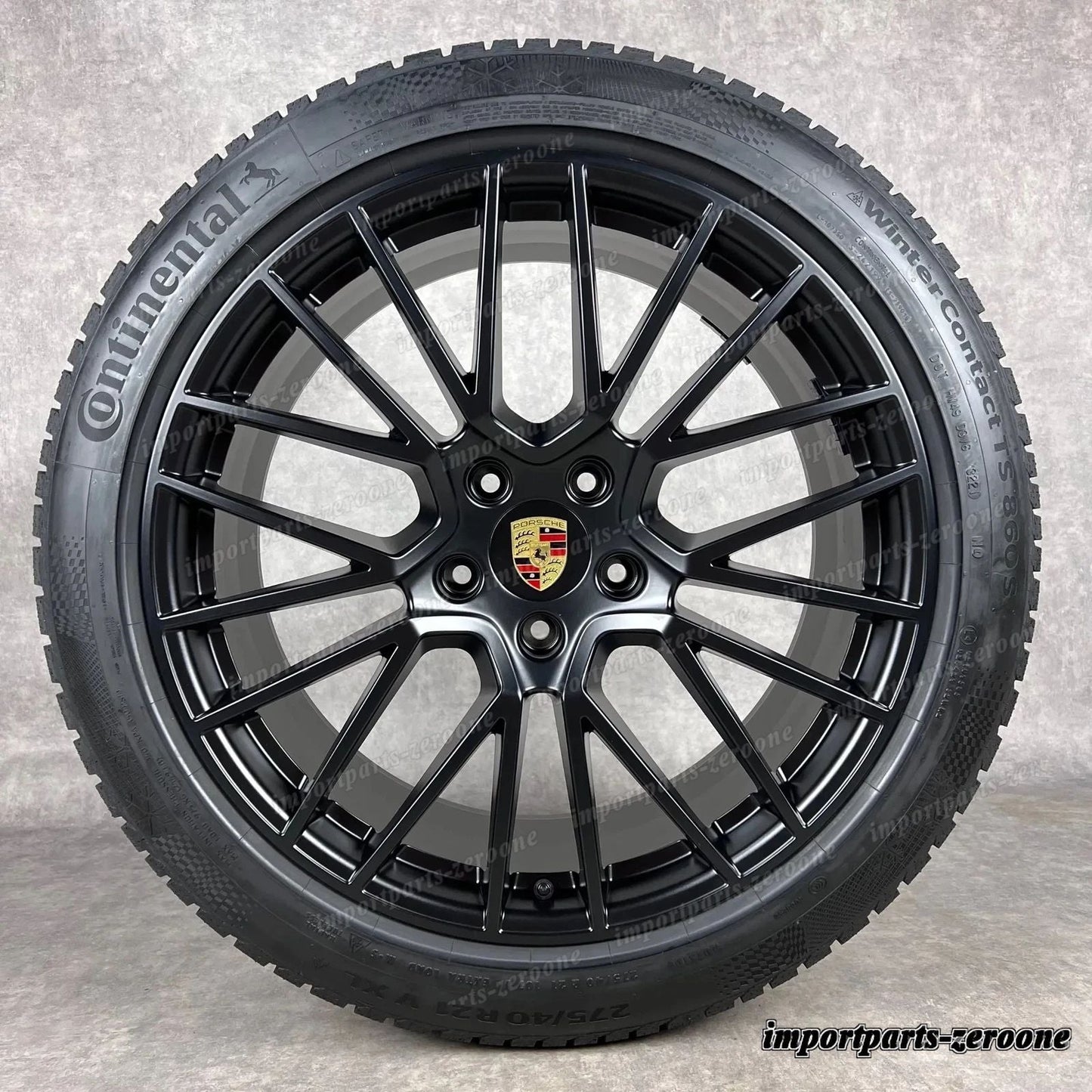 冬用 ポルシェ カイエン E3 21インチ 純正 RS Spyder ホイール ターボ S 9Y0044610S -2003