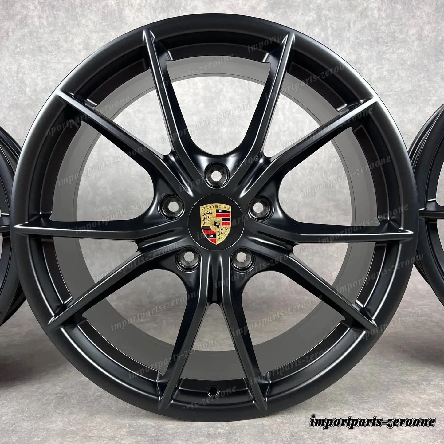 ポルシェ ホイール 991.2 20インチ 純正 カレラ s SIV C2 2S T 夏用 ブラック 新品 -2130