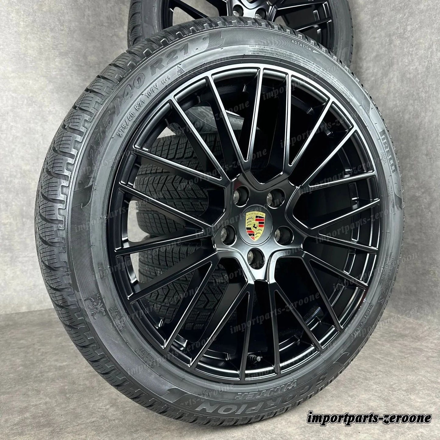 ホイール ウィンターセット ポルシェ カイエン Coup E3 21 インチ 純正 Rs Spyder ホイール 9Y0044630S -2135