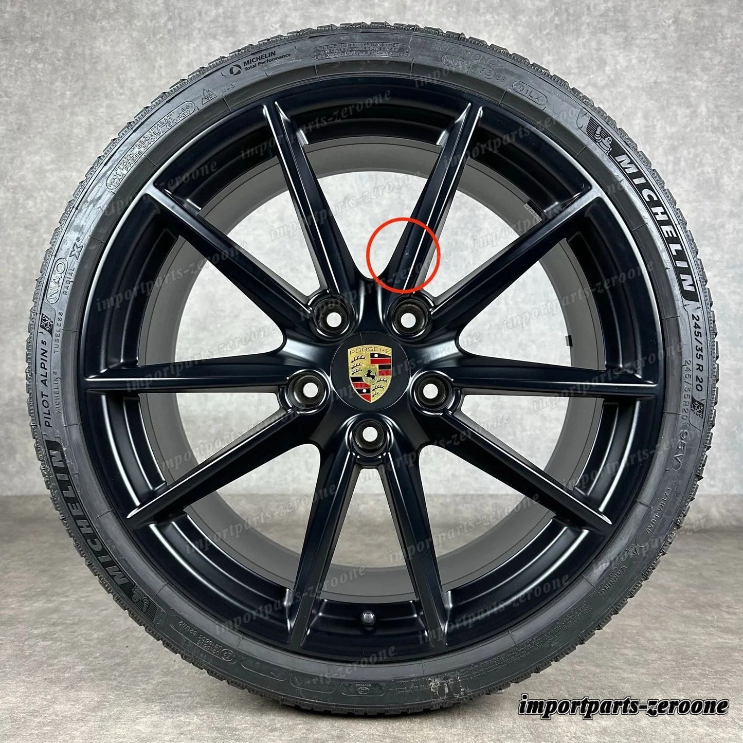 PORSCHE 992 ホイール ウィンターセット 20インチ/21インチ カレラ C2 S C4 4S TARGA GTS ホイール 992044601C -2185