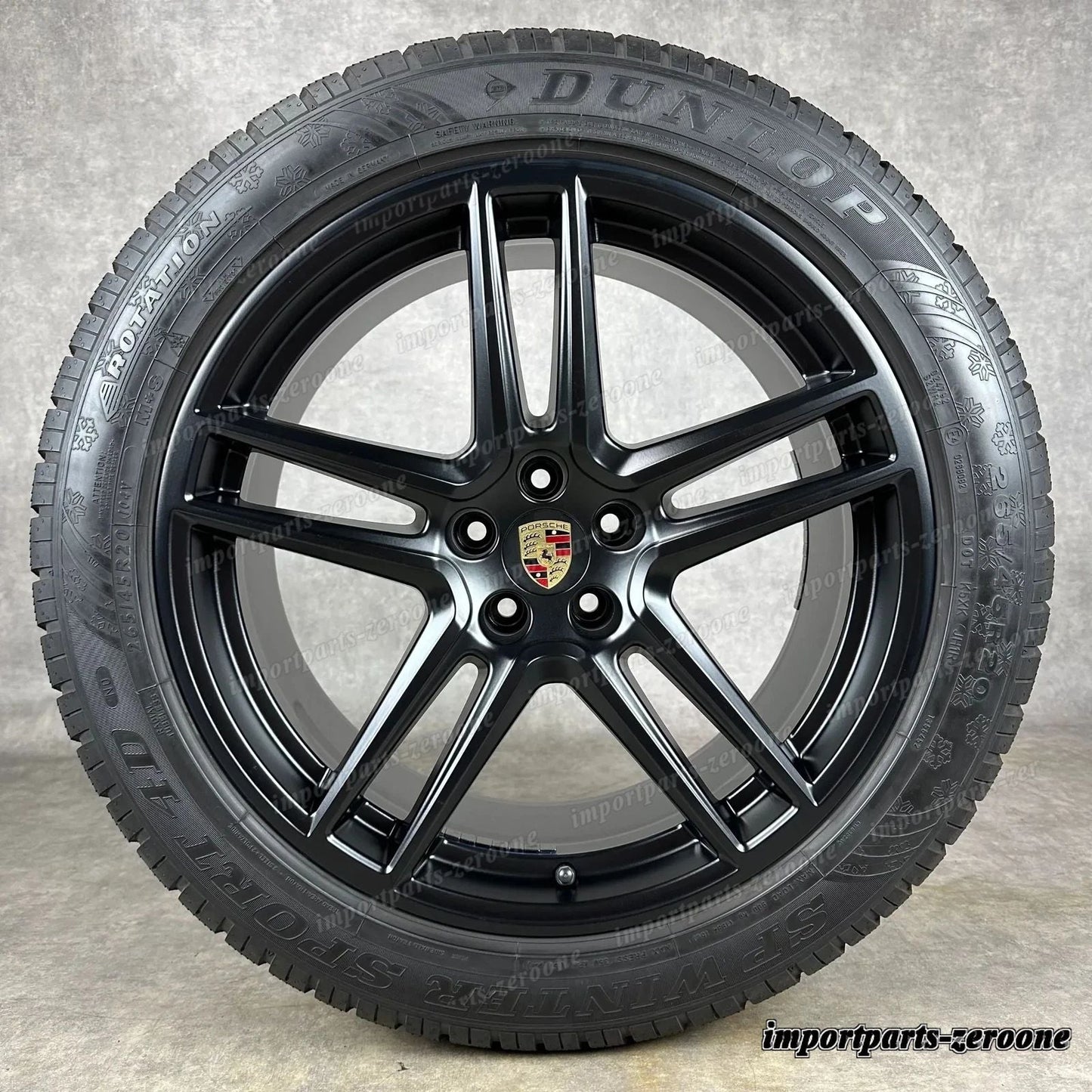 冬用 ポルシェ マカン II 20インチ 純正 ターボ GTS s ホイール ブラック 95B044642F -2191