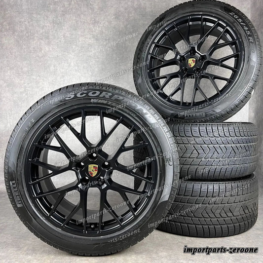 冬用 ポルシェ マカン 1+2 20インチ 純正 RS Spyder ホイール GTS ターボ 95B044641J　-1007