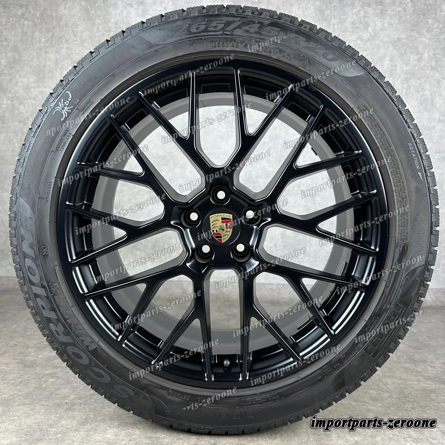 冬用 ポルシェ マカン 1+2 20インチ 純正 RS Spyder ホイール GTS ターボ 95B044641J　-1007