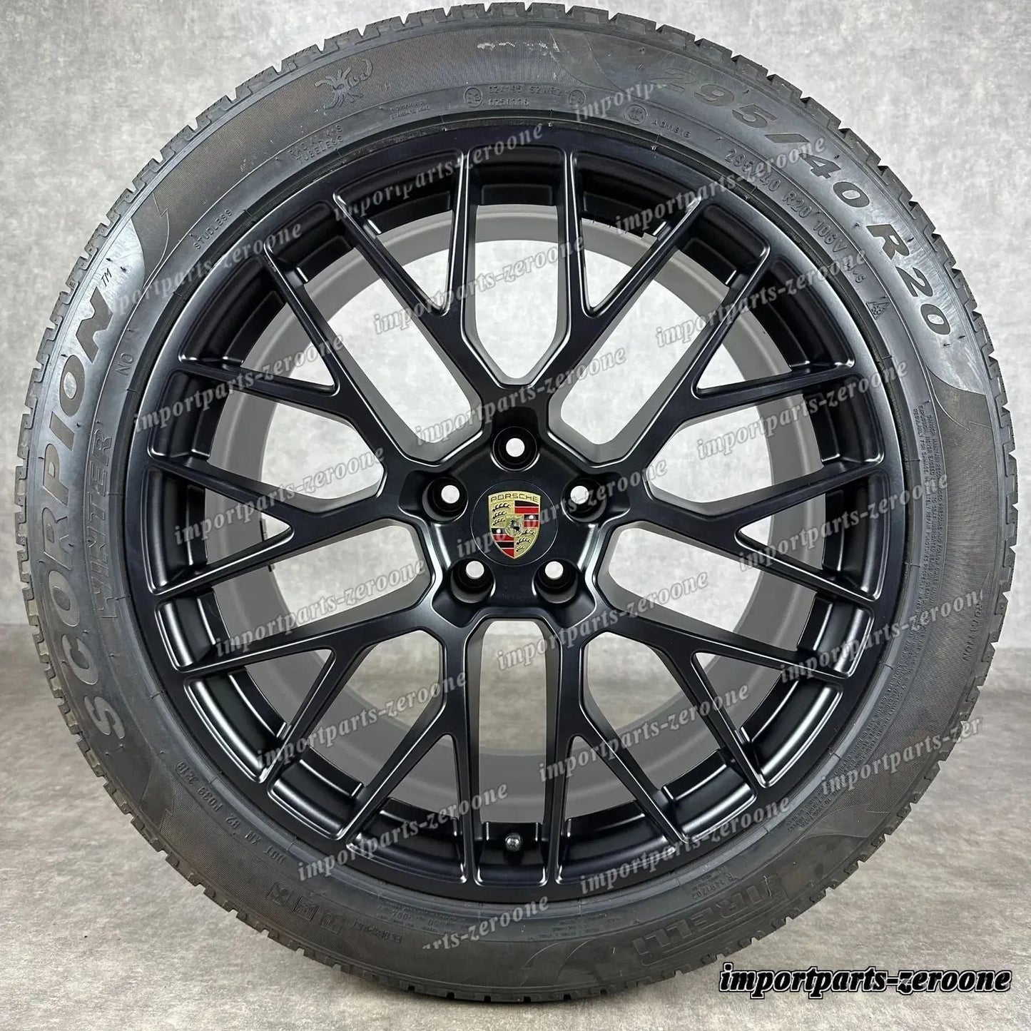冬用 ポルシェ マカン 1+2 20インチ 純正 RS Spyder ホイール GTS ターボ 95B044641J　-1007