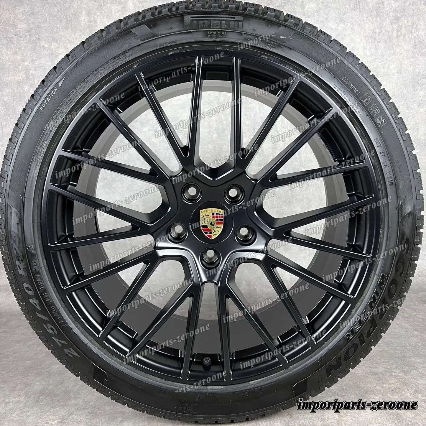 冬用 ポルシェ カイエン E3 21インチ 純正 RS Spyder ホイール GTS 9Y0044610S TOP　-1010