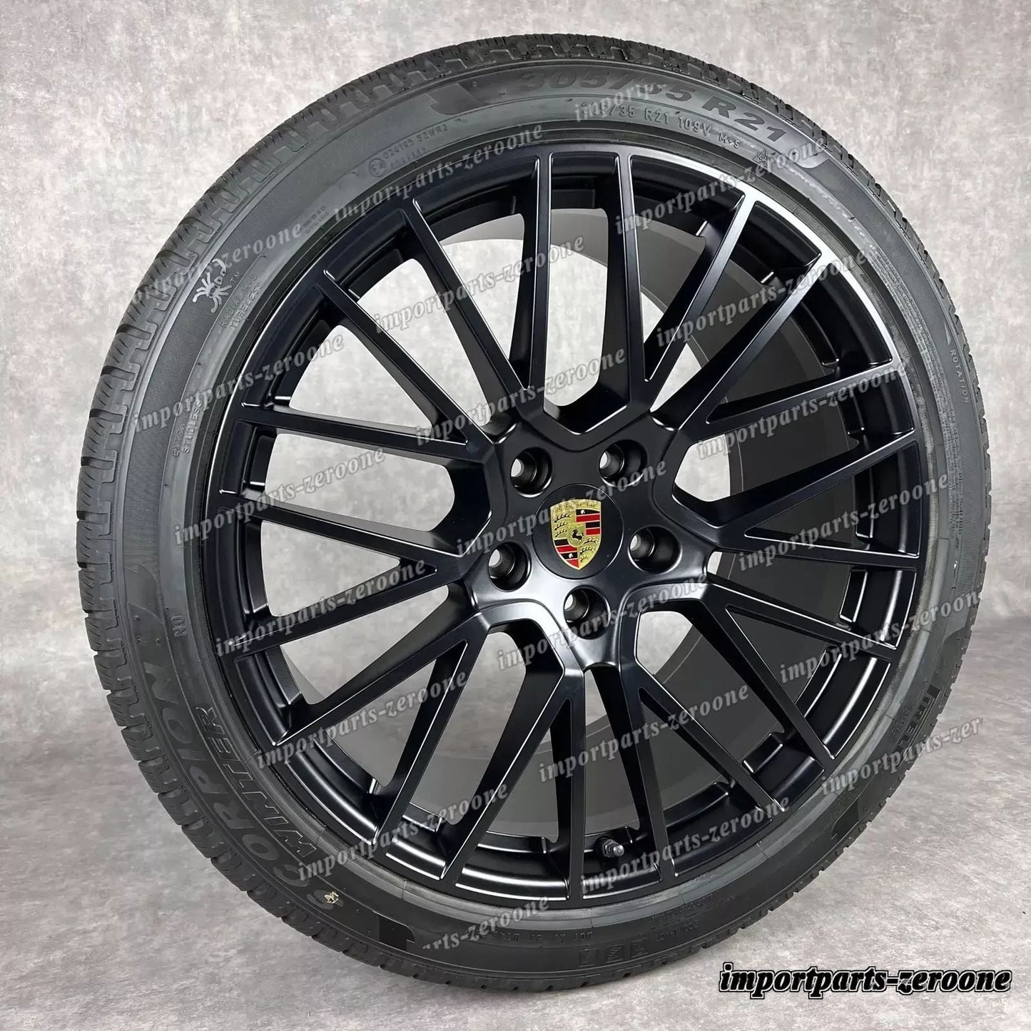 冬用 ポルシェ カイエン E3 21インチ 純正 RS Spyder ホイール GTS 9Y0044610S TOP　-1010