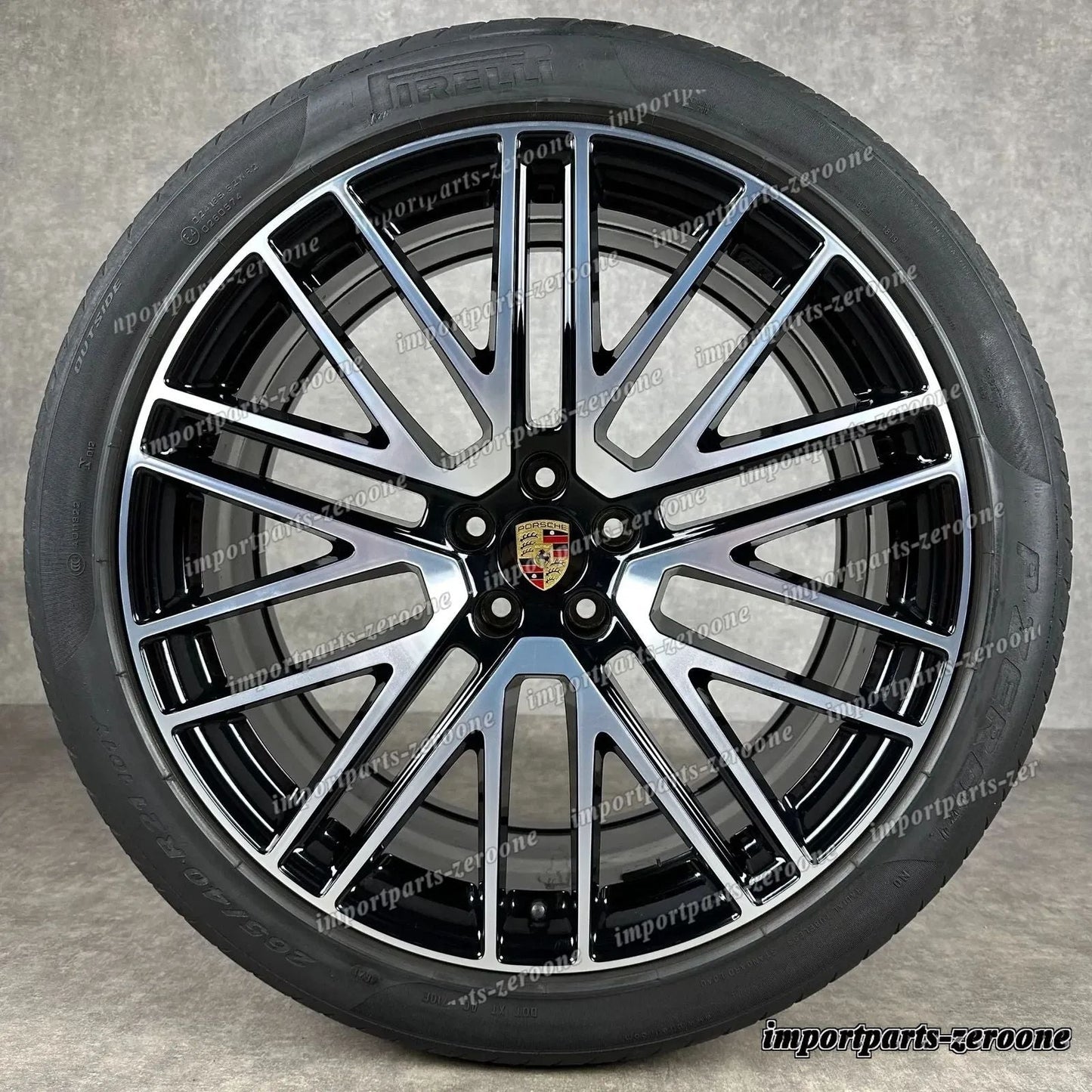 夏用 ポルシェ マカン III 21インチ 純正 ターボ V ホイール S GTS 95B044668J TOP　-1020