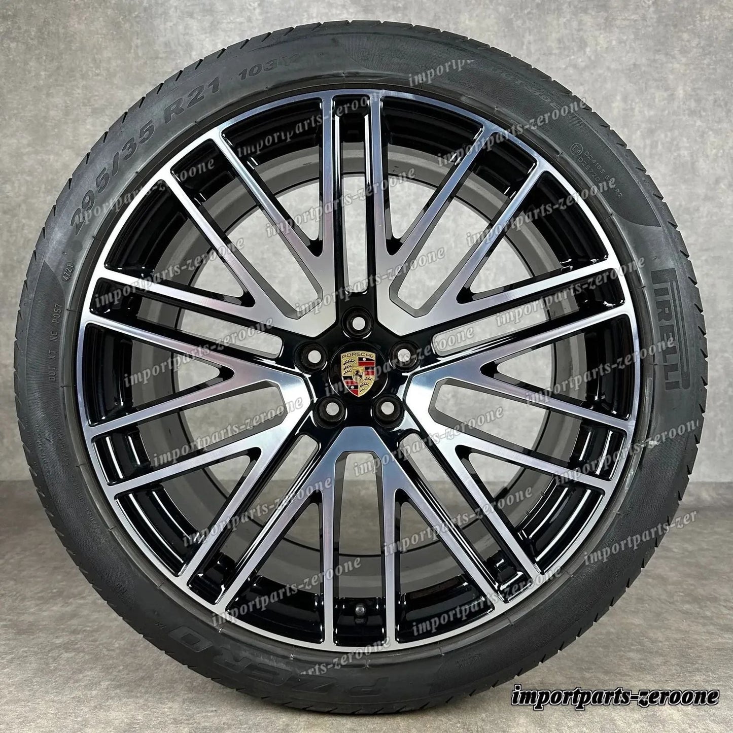 夏用 ポルシェ マカン III 21インチ 純正 ターボ V ホイール S GTS 95B044668J TOP　-1020