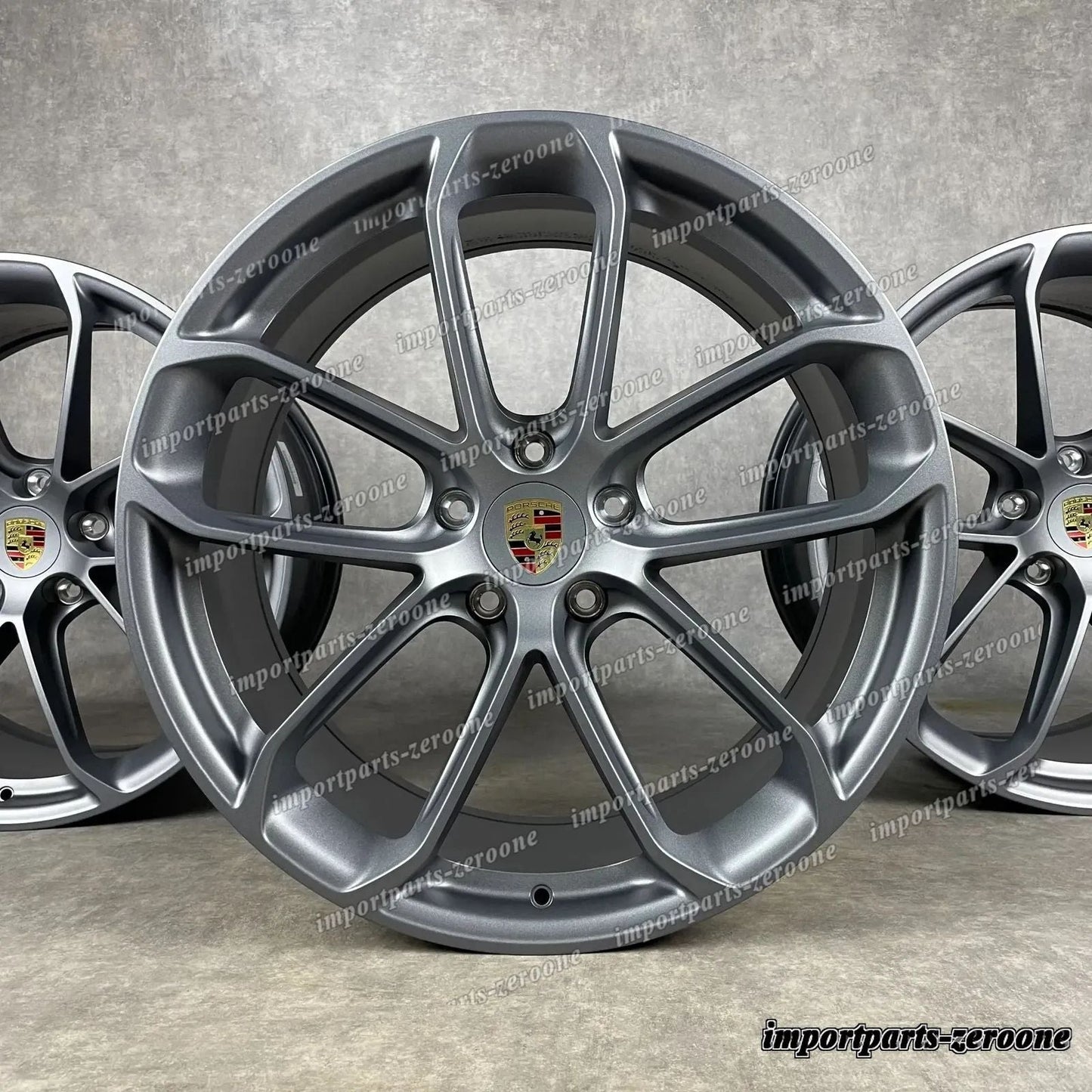 ポルシェ カイエン ホイール 22 インチ E3 Coup ターボ Gt 純正 ホイール GTS Vsuve-gris　-1025