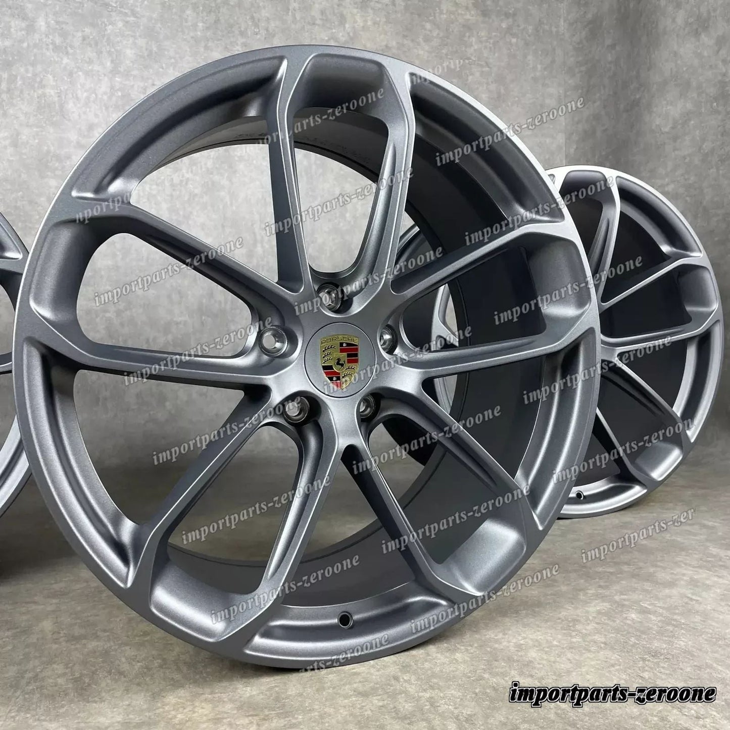 ポルシェ カイエン ホイール 22 インチ E3 Coup ターボ Gt 純正 ホイール GTS Vsuve-gris　-1025