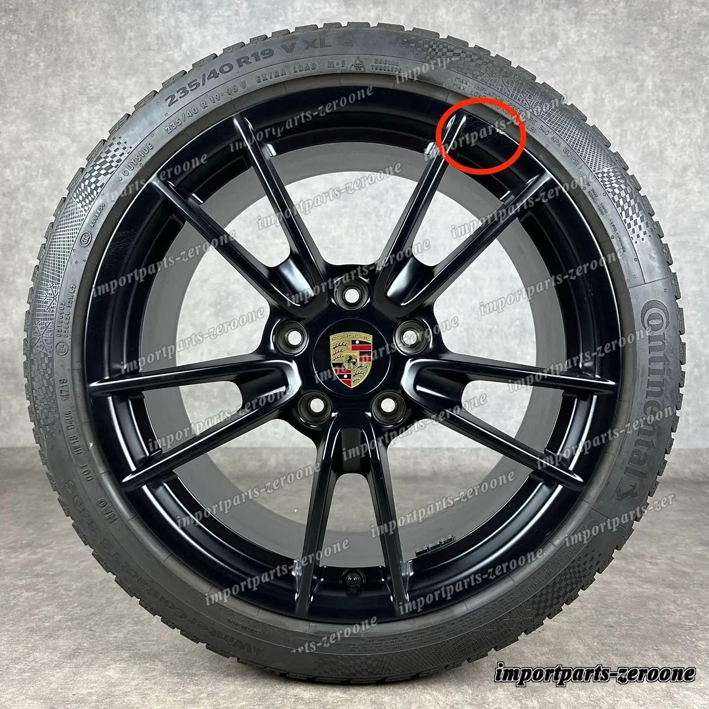 冬用 ポルシェ 992 19インチ + 20インチ カレラ S C2 2S C4 4S 911 純正 992044602A　-1027