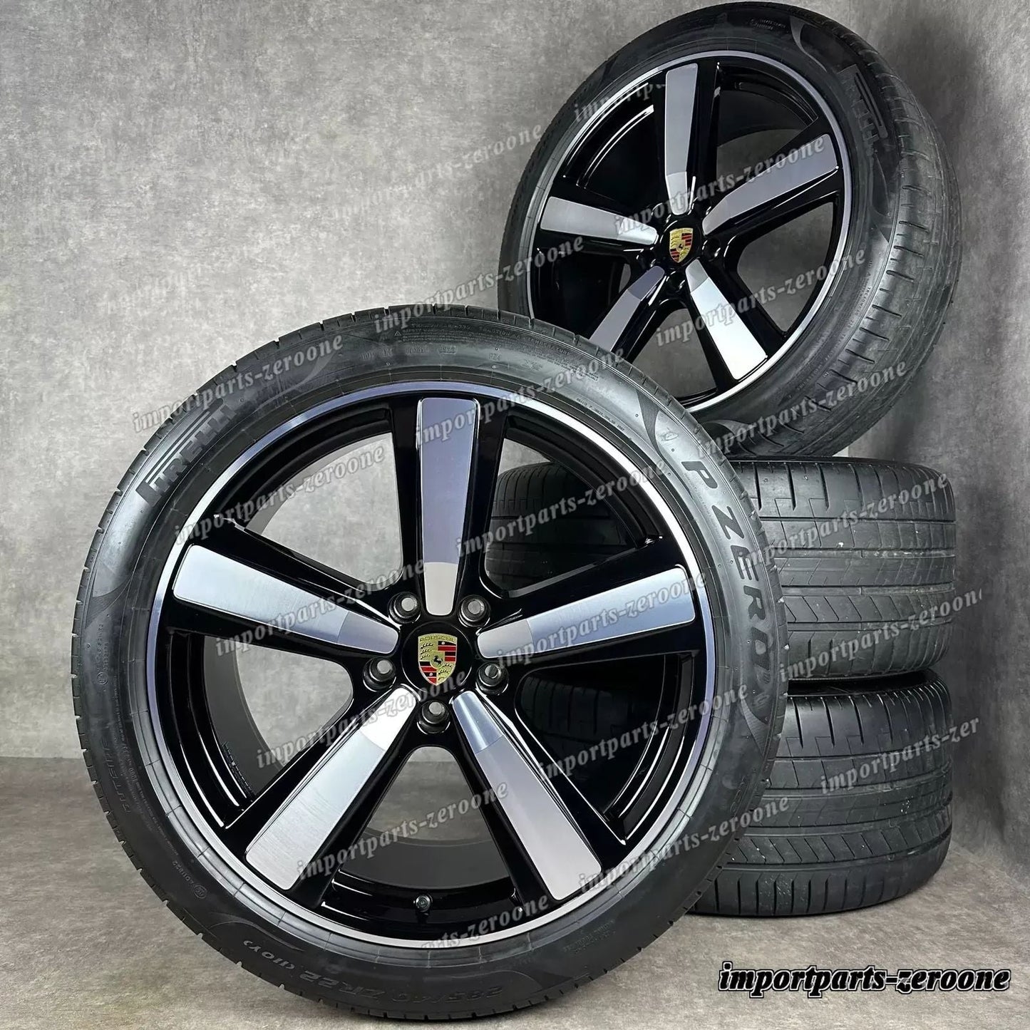 サマーセット カイエン E3-II Coup 22インチ Design Exclusif 純正 ホイール 9Y0044643R　-1028
