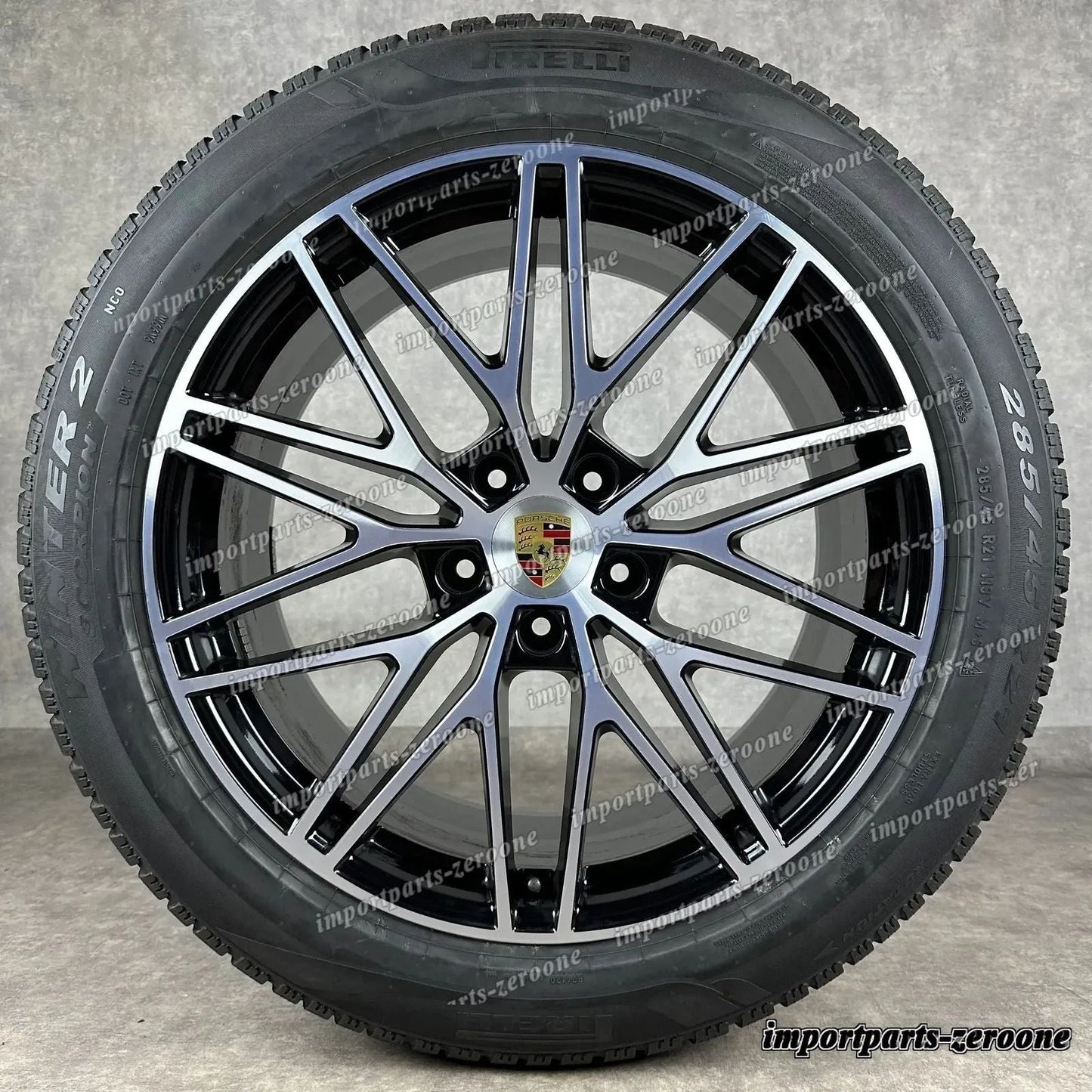 ホイール ポルシェ カイエン Coup E3-II 21インチ 純正 Rs Spyder ホイール 9Y0044633C　-1029