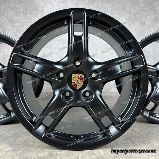 ポルシェ ボクスター / ケイマン 987 ホイール 純正es ケイマン S 98736213600 Noires　-1033