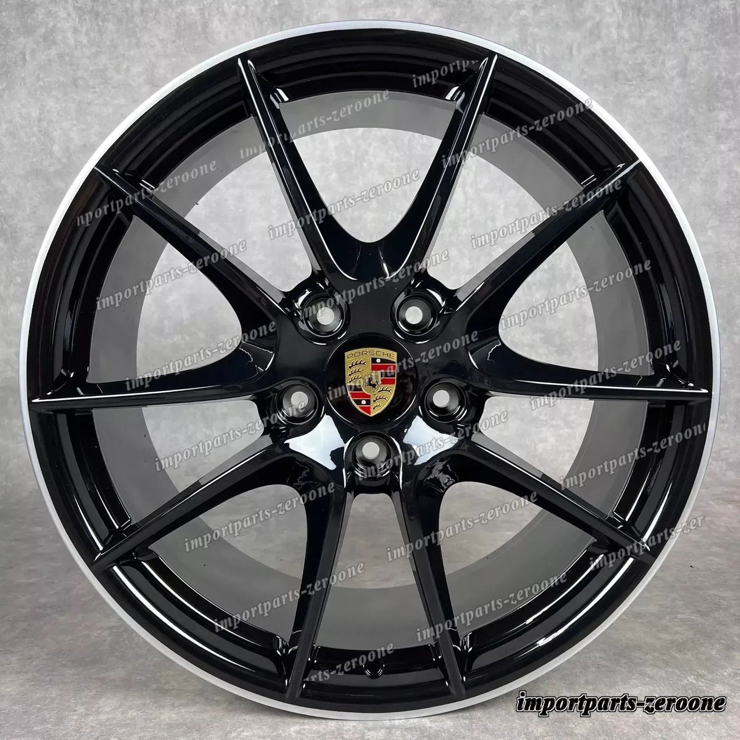 純正e ポルシェ 991.1 20 インチ カレラ SIII Cerchioni NERO S C2 2S ET70 Nuovo　-1034