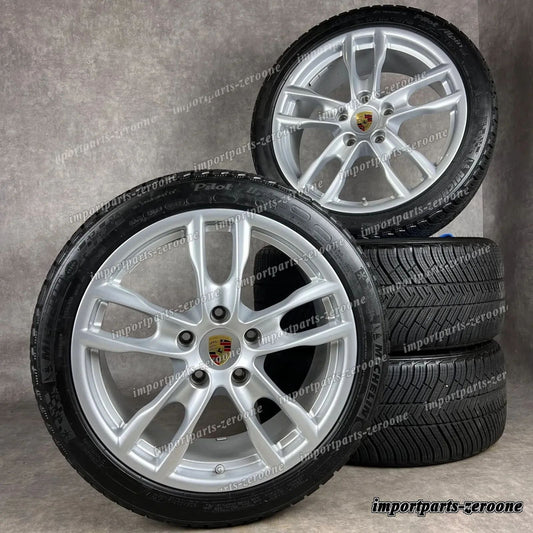 ホイール ウィンターセット ポルシェ ボクスター / ケイマン 981 19インチ ホイール 純正es S GTS Michelin　-1043