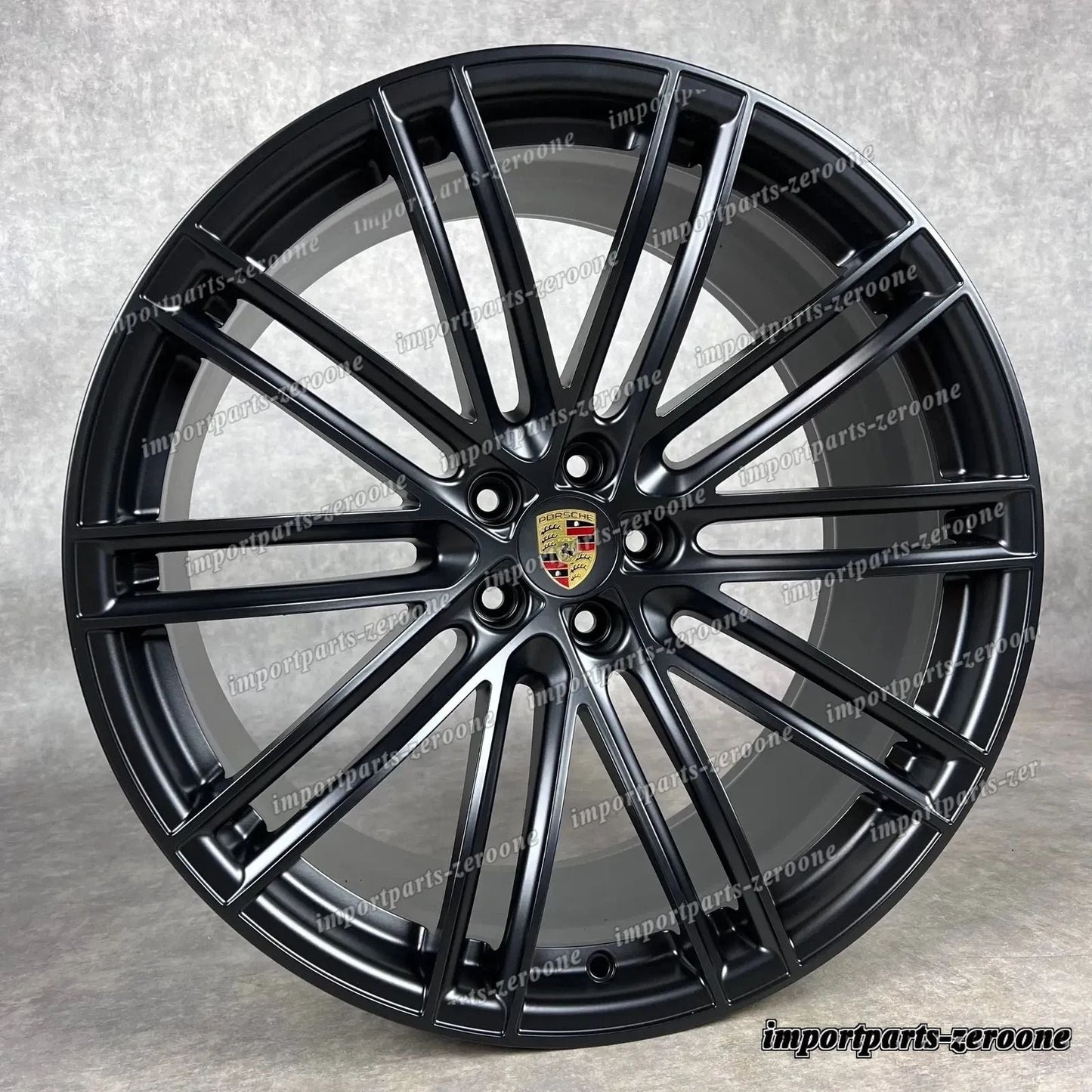 ポルシェ マカン II ホイール 21インチ 純正 ターボ IV Rad 夏用 GTS ブラック 新品W.　-1049